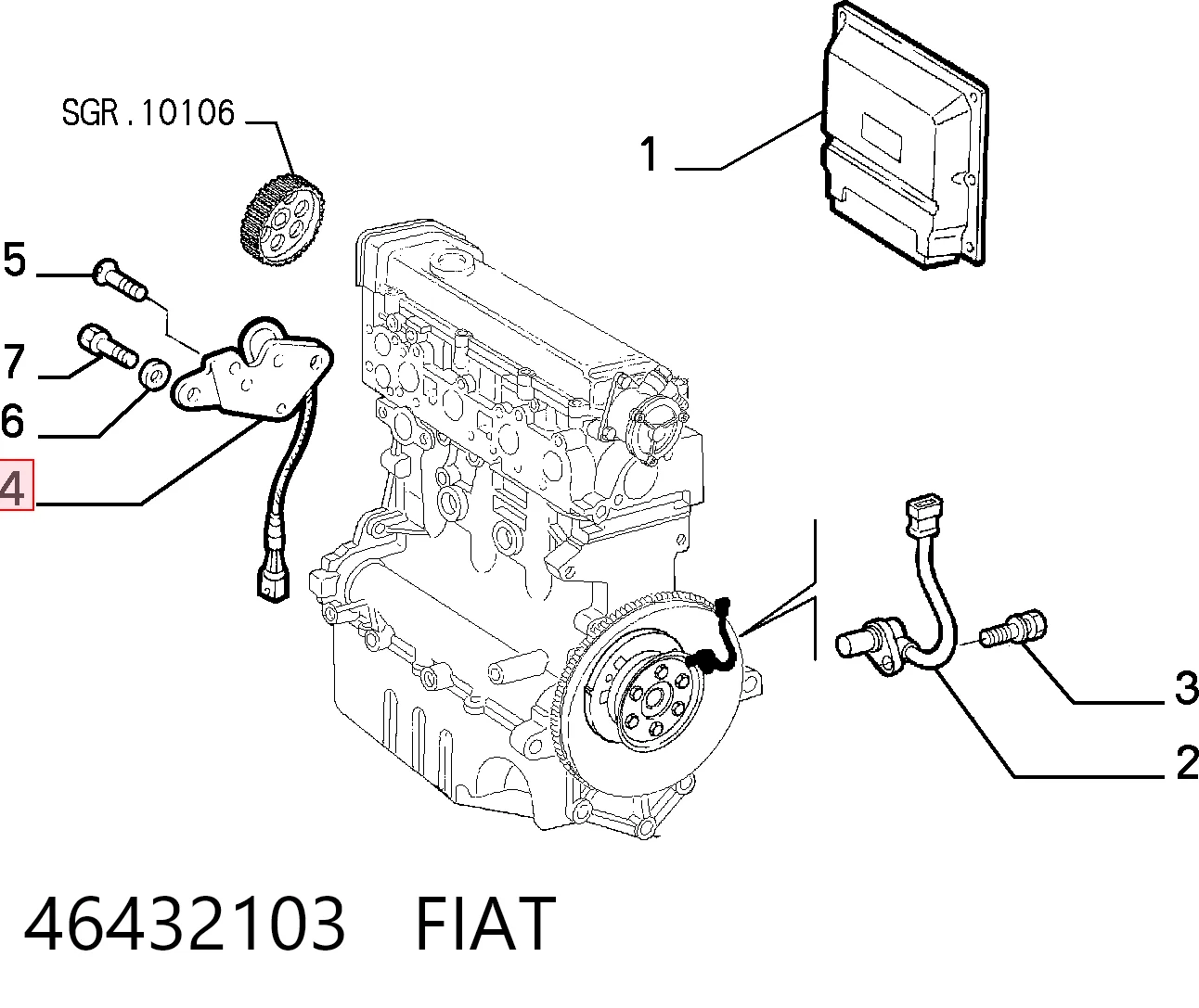 Sensor de árbol de levas Alfa Romeo 147  desde 28,81 €