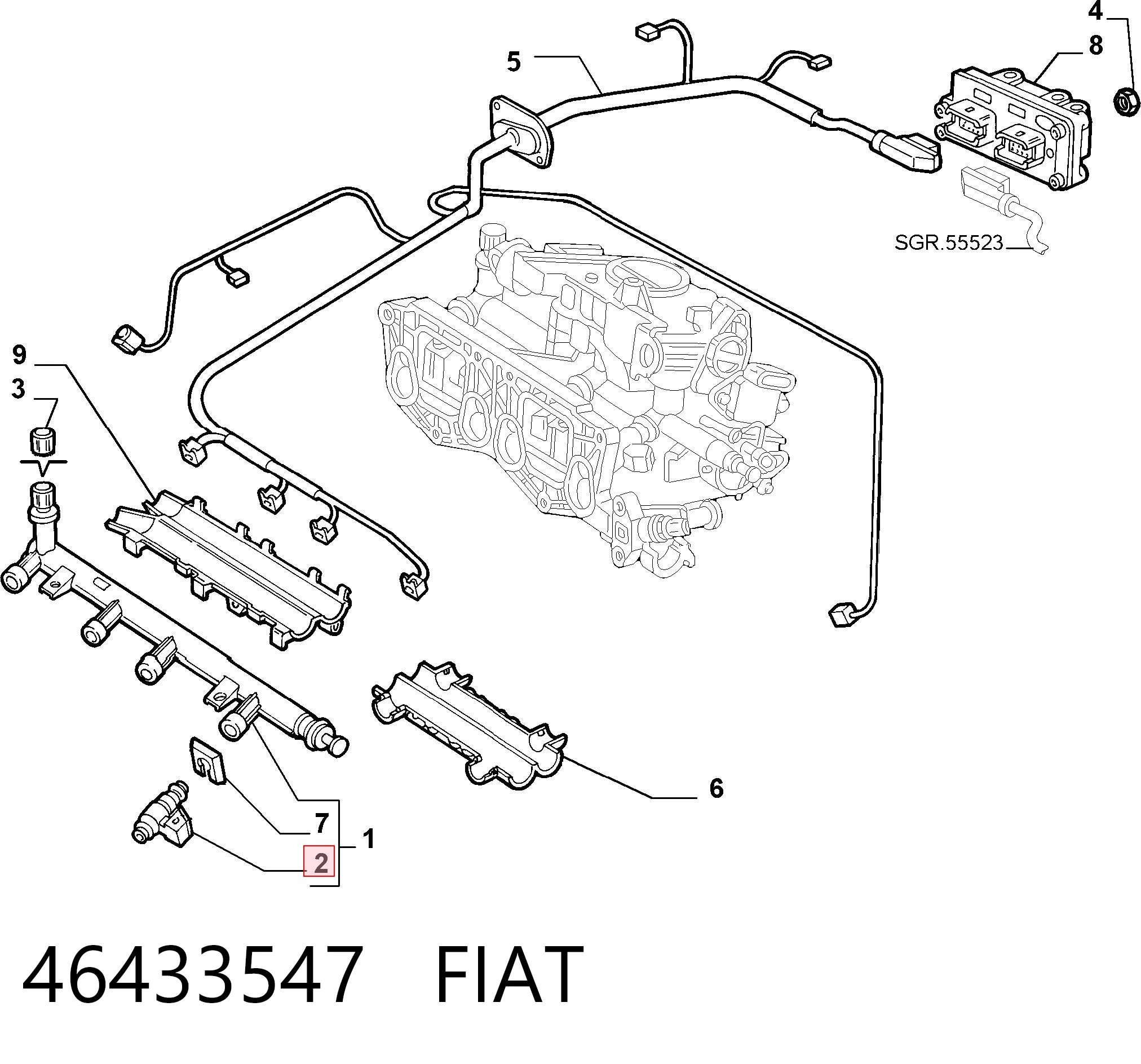 46433547 Fiat/Alfa/Lancia