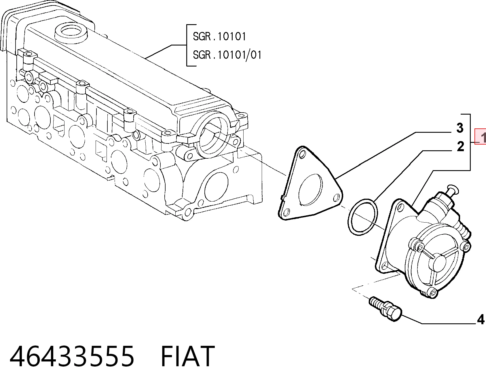 Bomba de vacío del sistema de frenado Fiat Stilo hatchback (192) (2001 - 2006) precio, desde 29,04 EUR