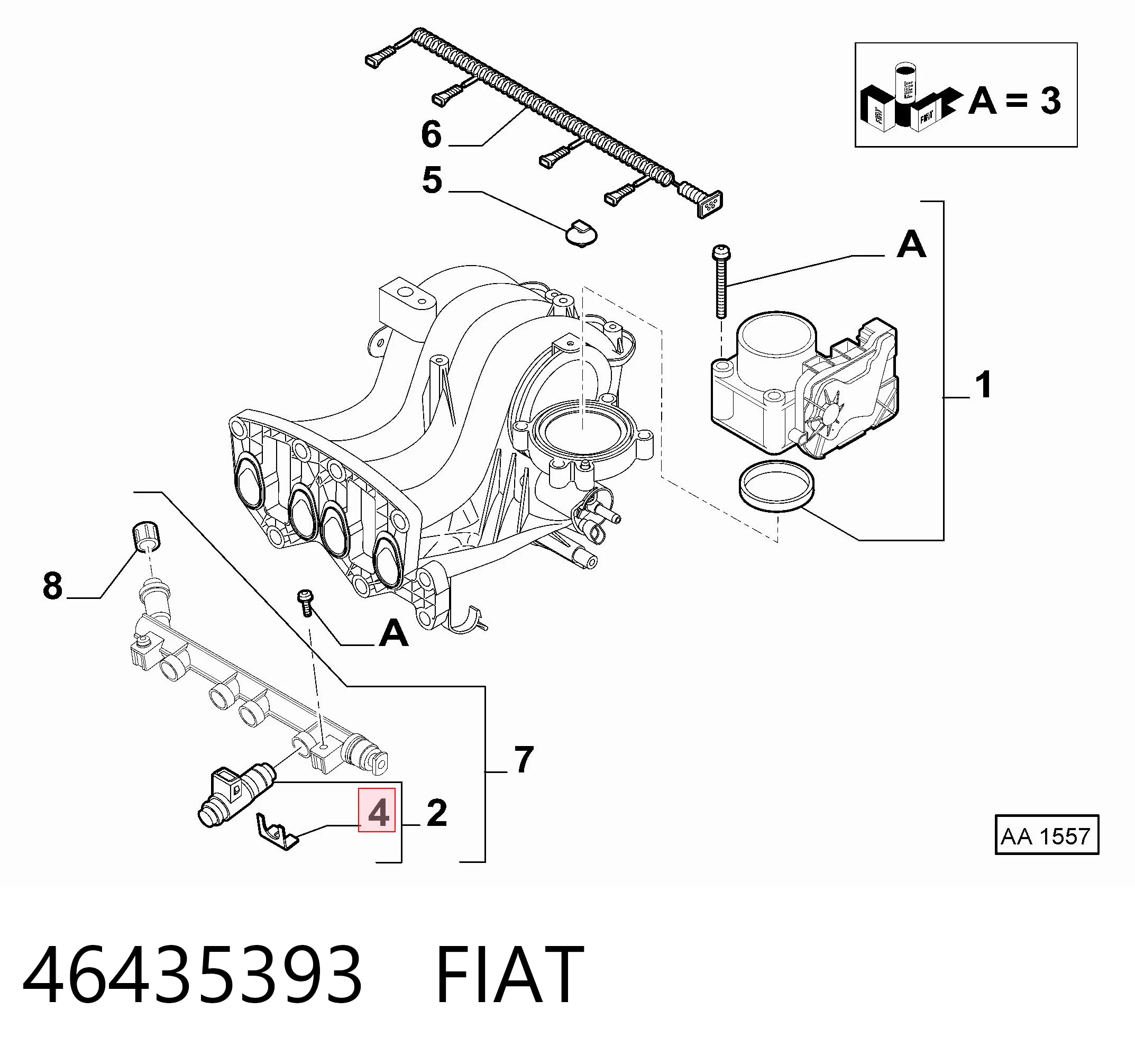 46435393 Fiat/Alfa/Lancia
