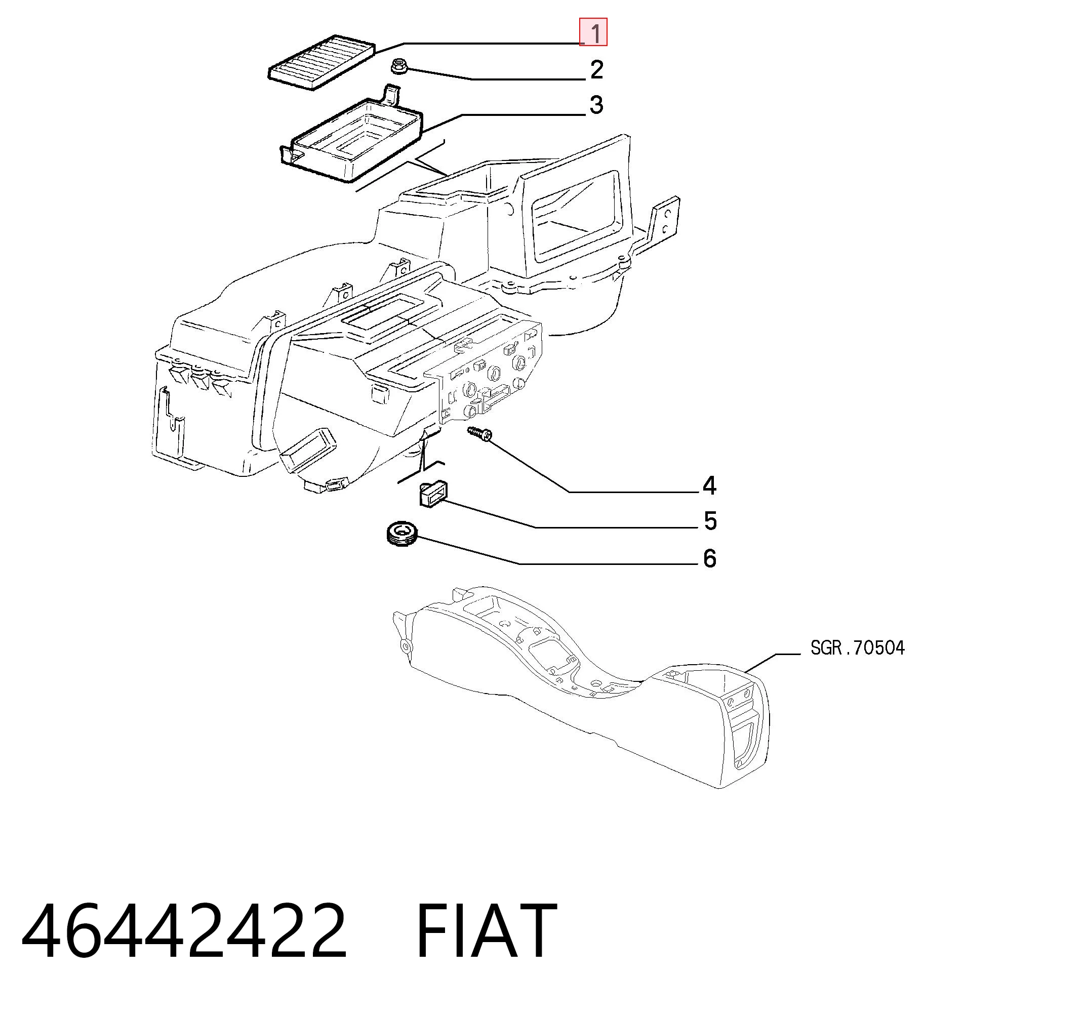 46442422 Fiat/Alfa/Lancia