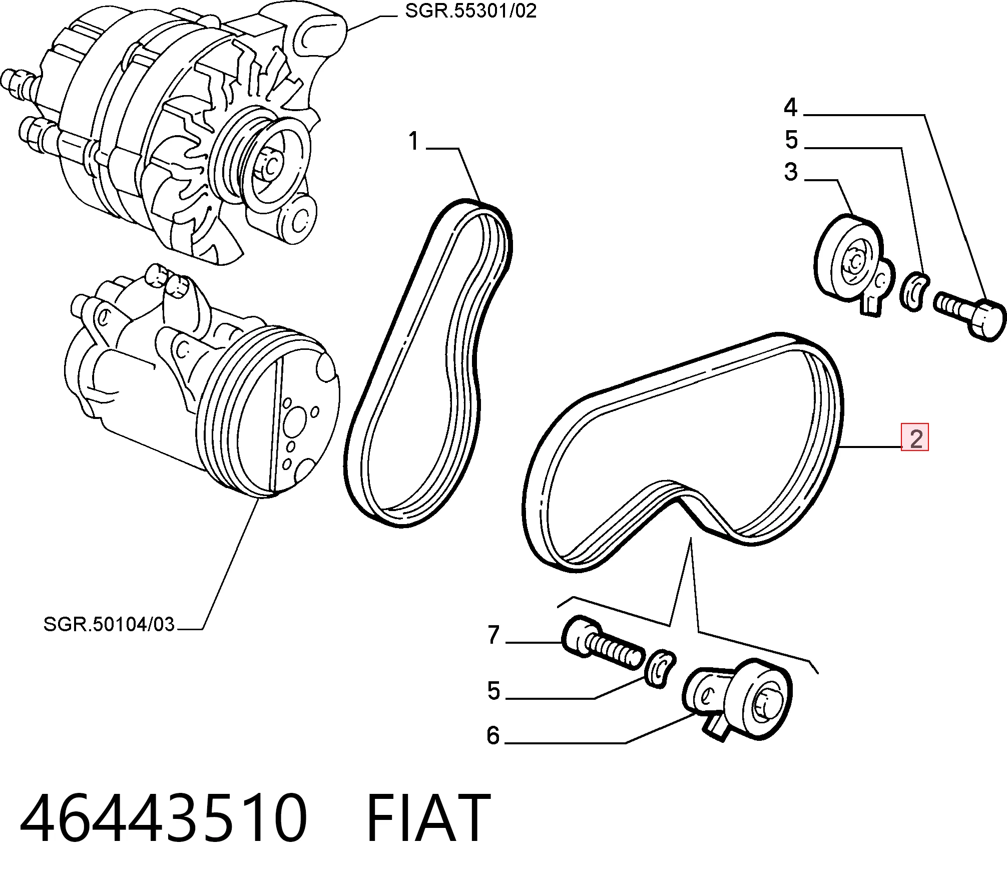 46443510 Fiat/Alfa/Lancia