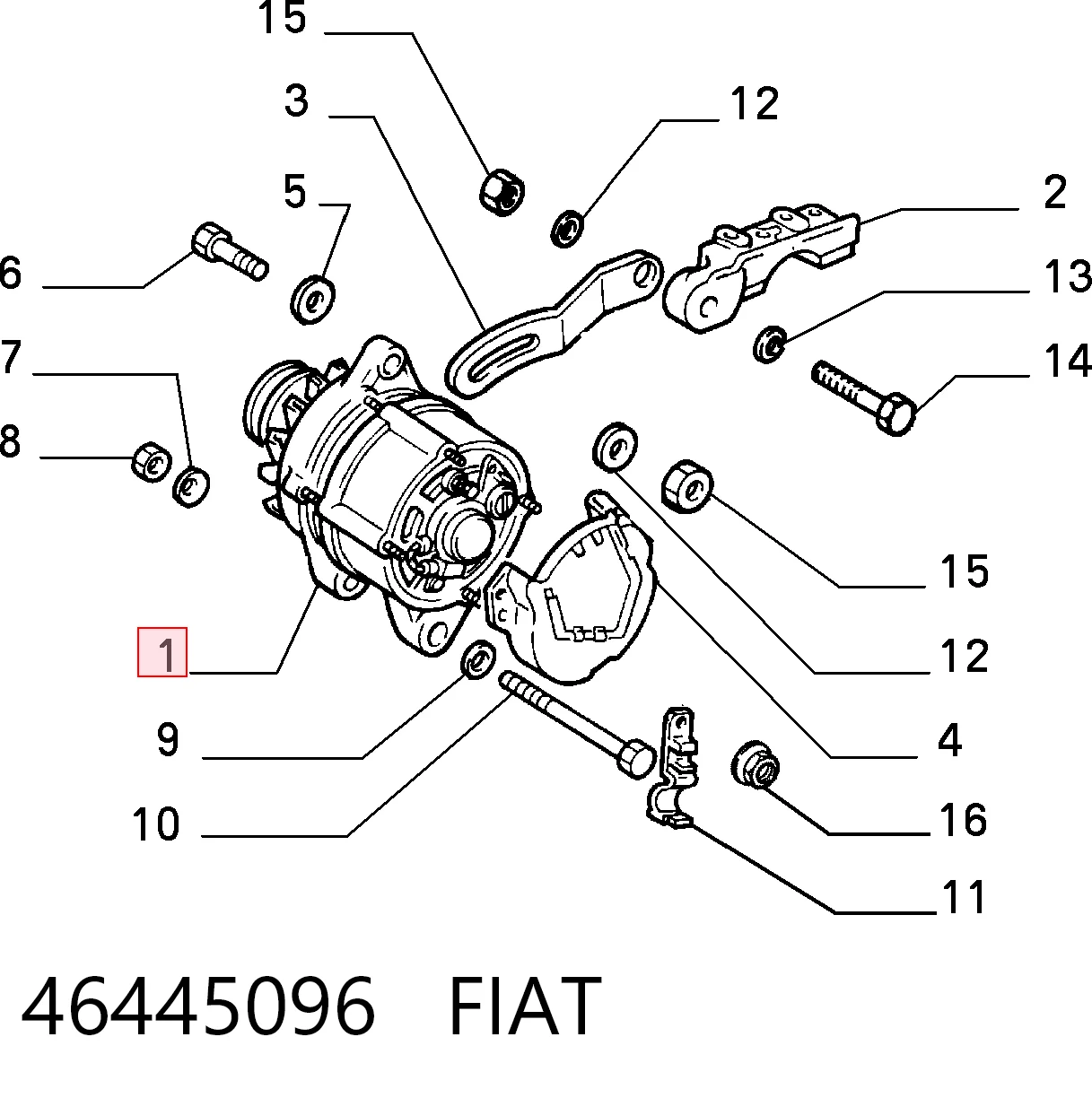 46445096 Fiat/Alfa/Lancia
