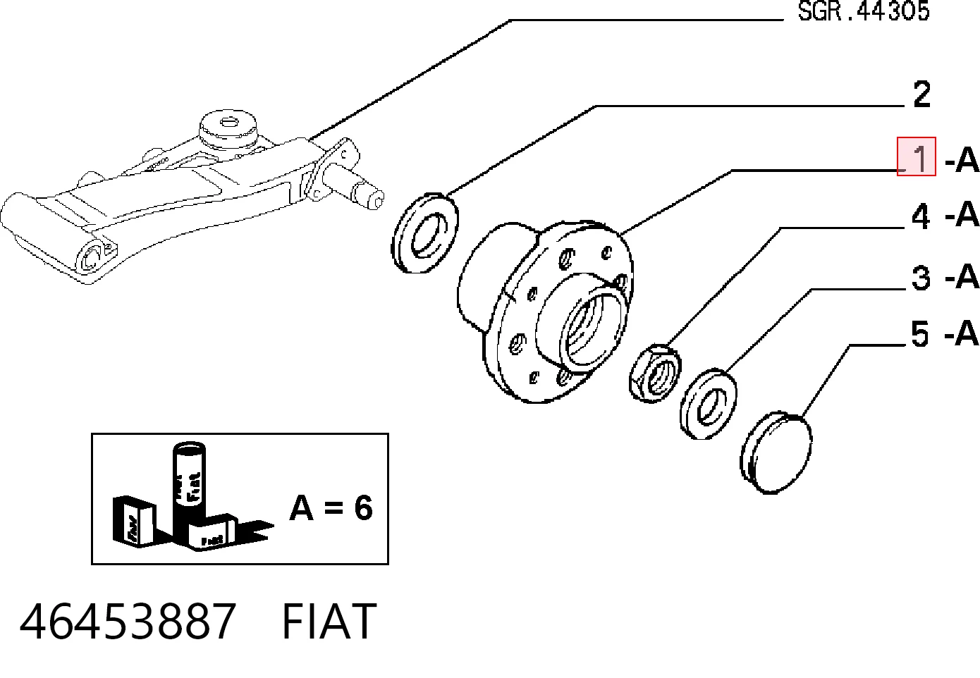 46453887 Fiat/Alfa/Lancia