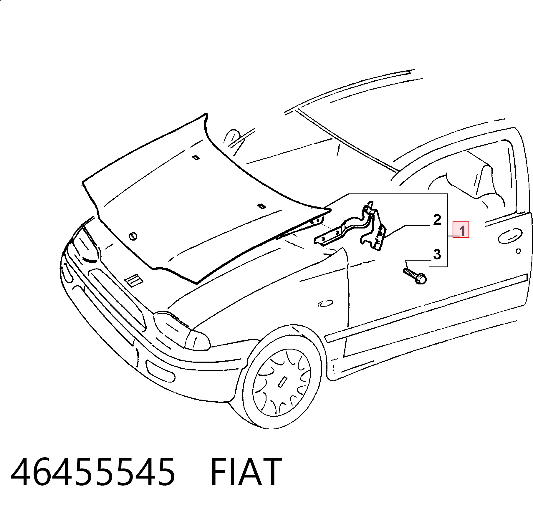 Capó del motor Fiat Siena sedán (178) (1996 - 2001) precio, desde 206,65 EUR