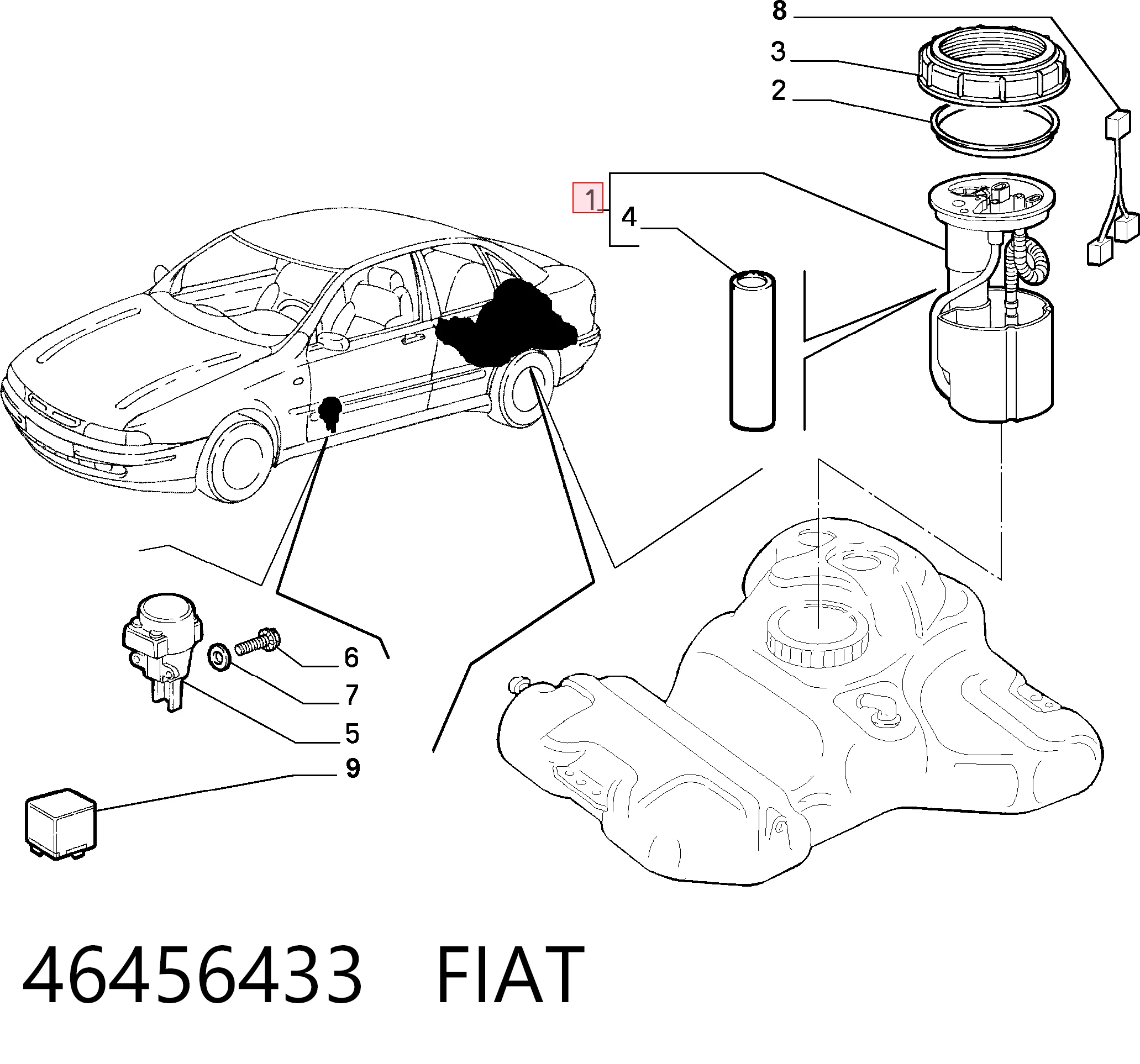46456433 Fiat/Alfa/Lancia
