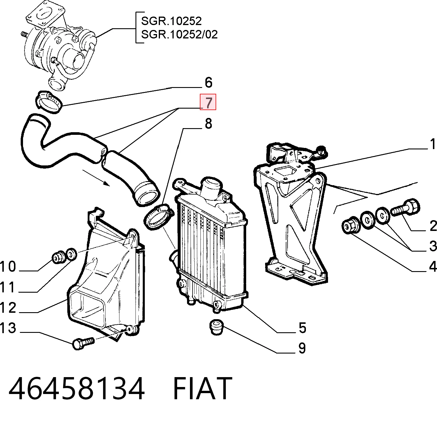 46458134 Fiat/Alfa/Lancia