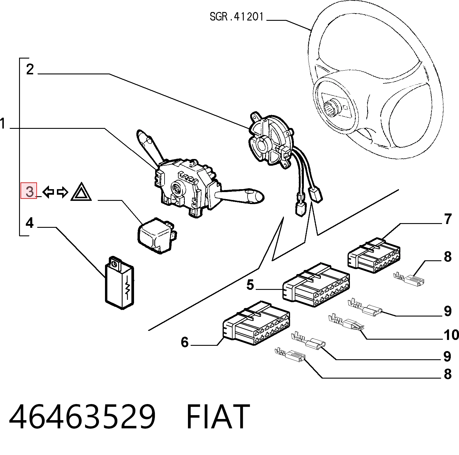 Módulo de intermitentes para Opel Calibra  (85)