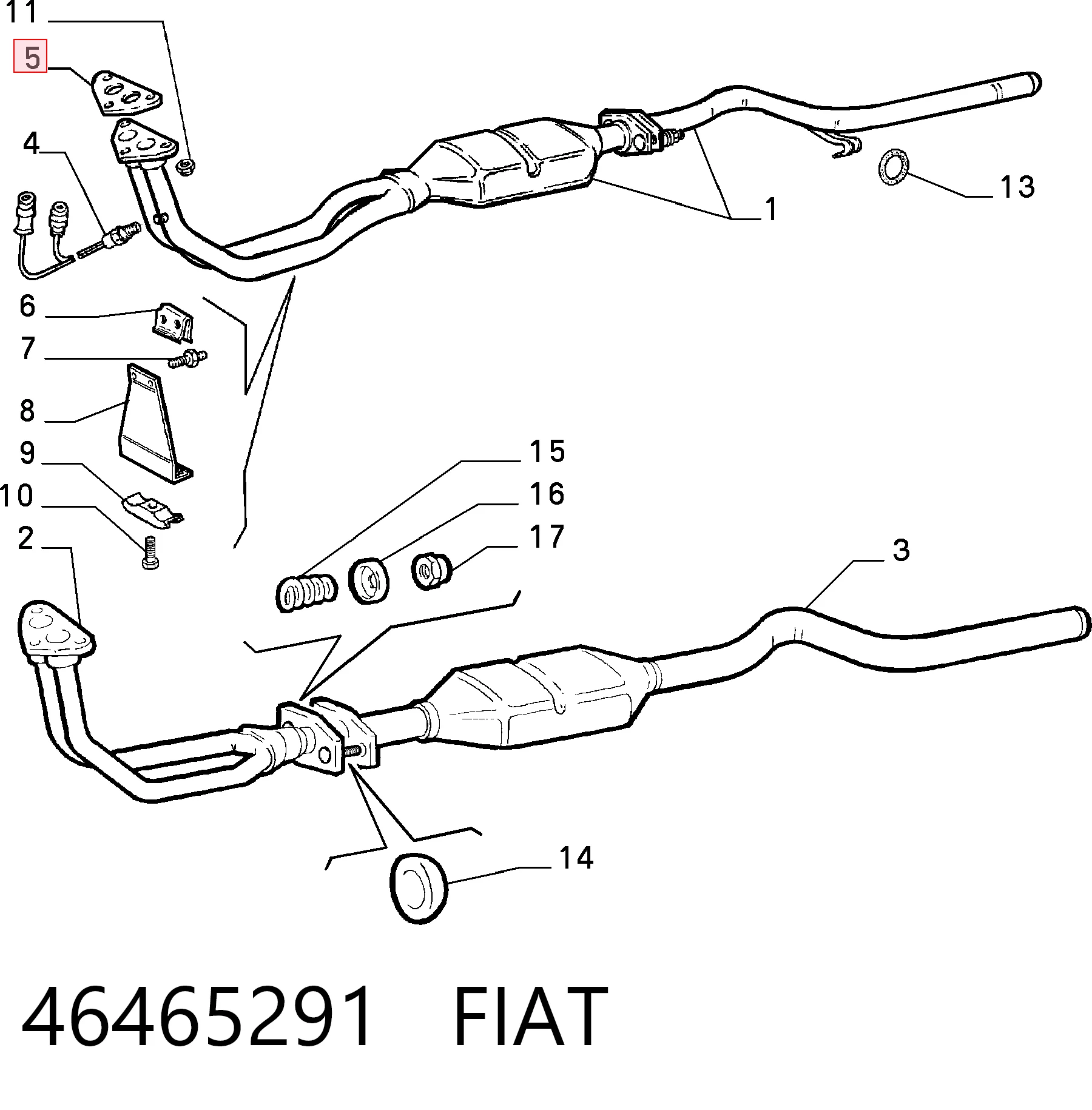 Comprar Junta de tubo de escape Fiat Siena  178 a bajo precio