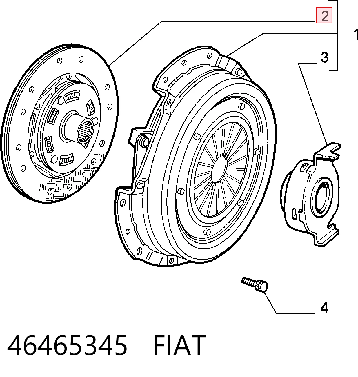 Disco de embrague para Fiat Bravo 182