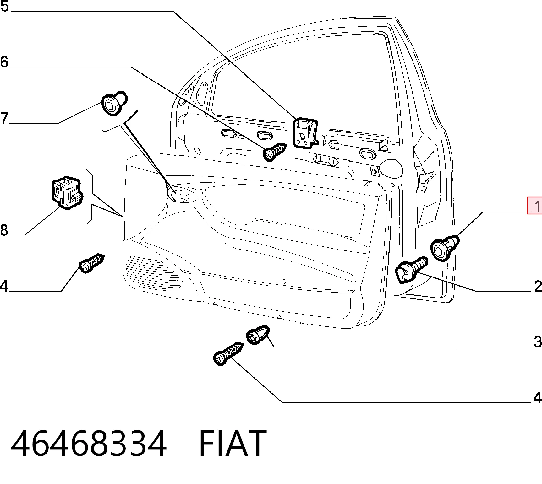 46468334 Fiat/Alfa/Lancia