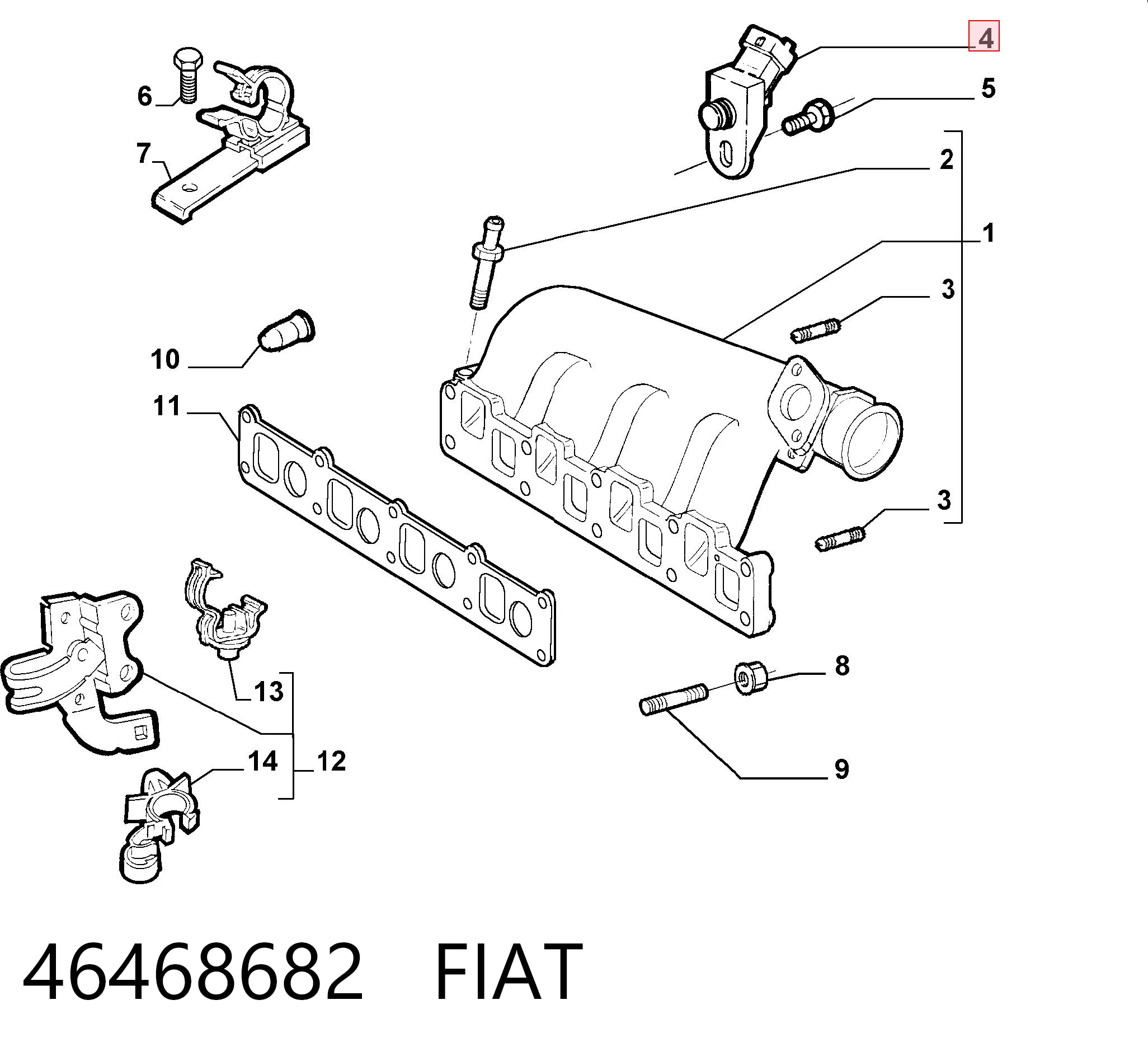46468682 Fiat/Alfa/Lancia