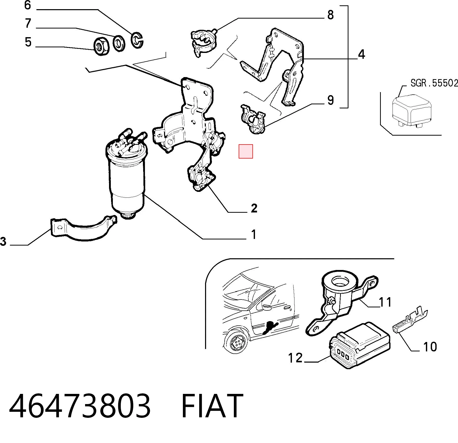 46473803 Fiat/Alfa/Lancia