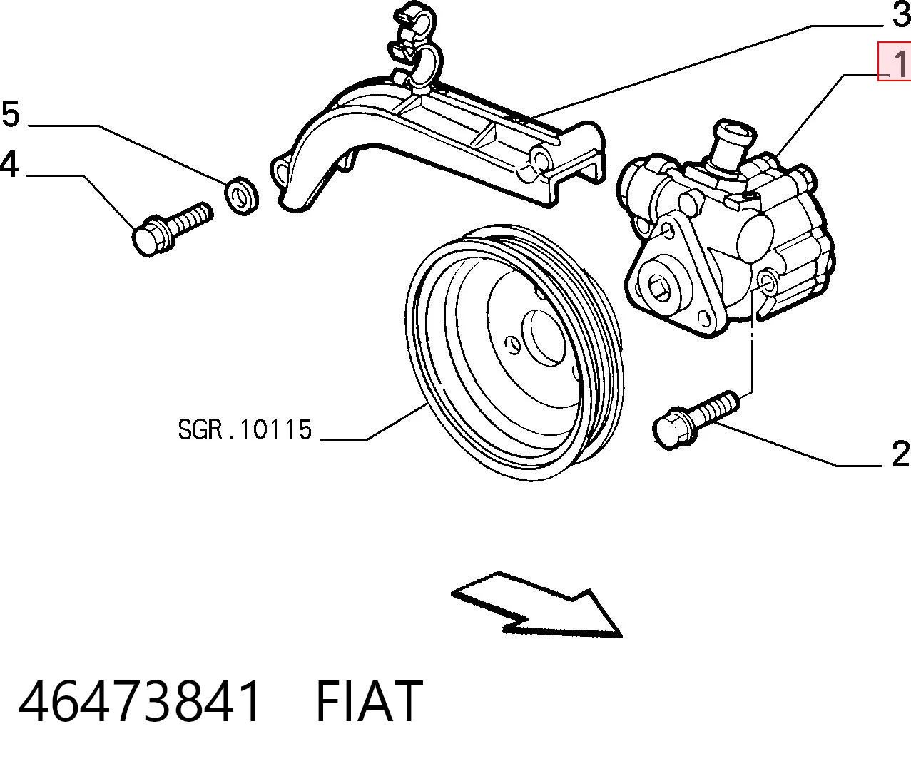 Bomba de dirección asistida  Fiat Uno hatchback (146A) (1983 - 1996) precio, desde 66,79 EUR
