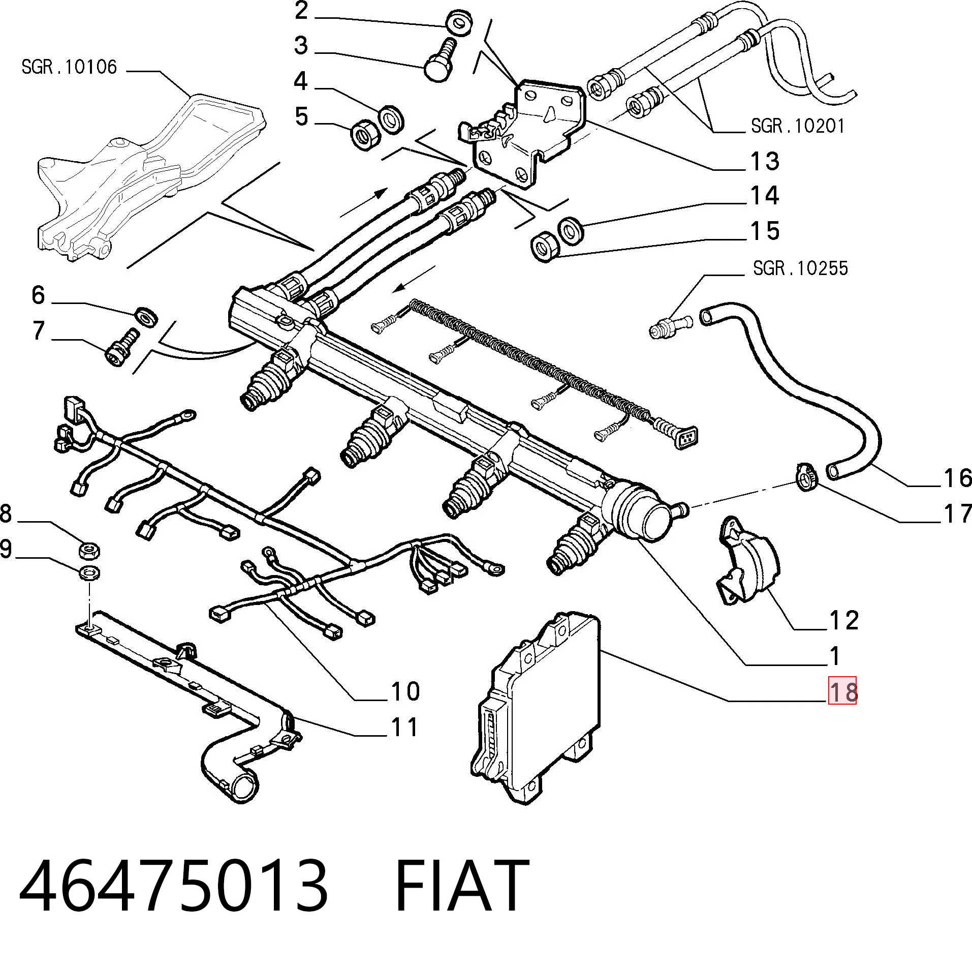 46475013 Fiat/Alfa/Lancia