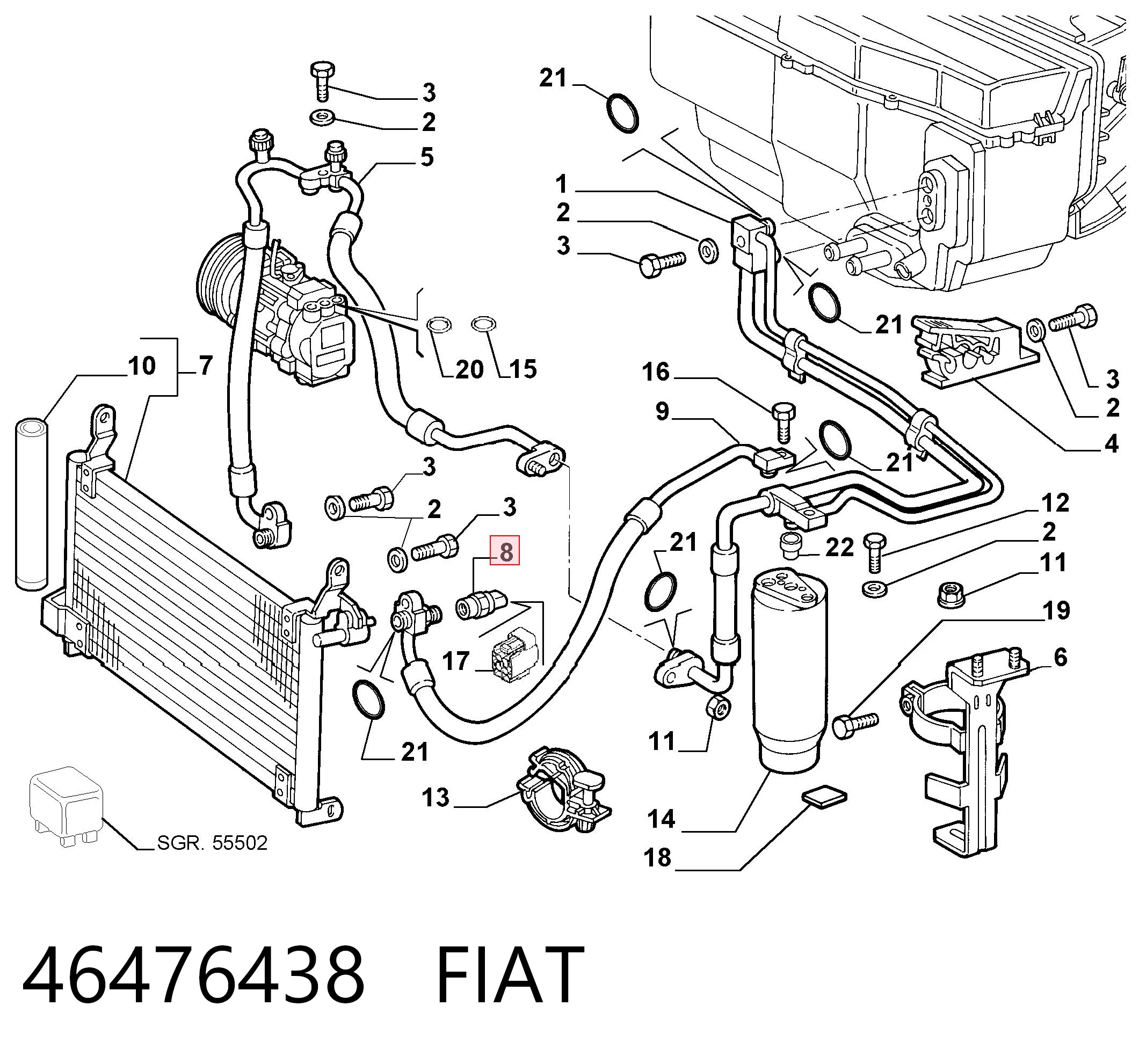 46476438 Fiat/Alfa/Lancia