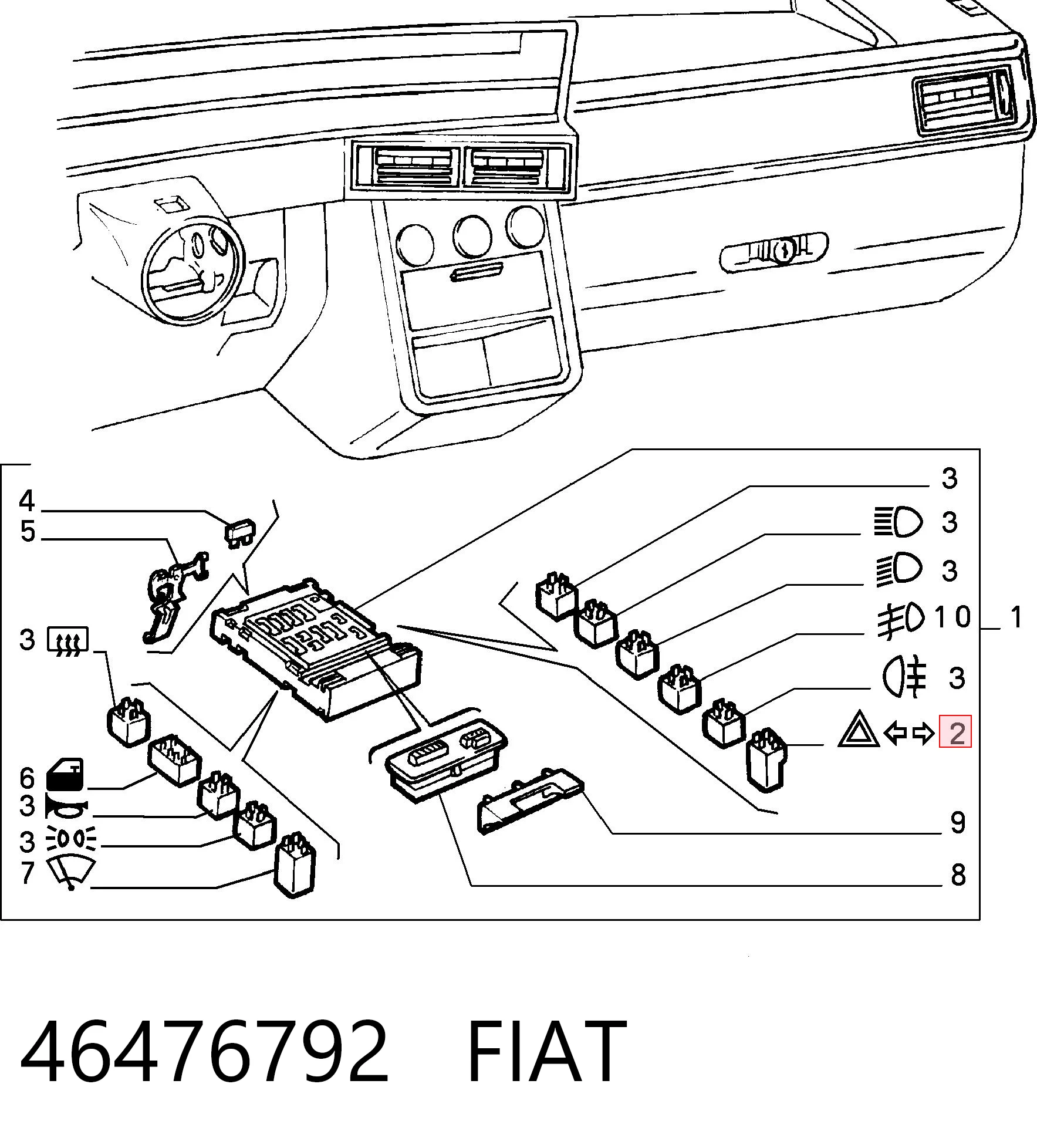 46476792 Fiat/Alfa/Lancia