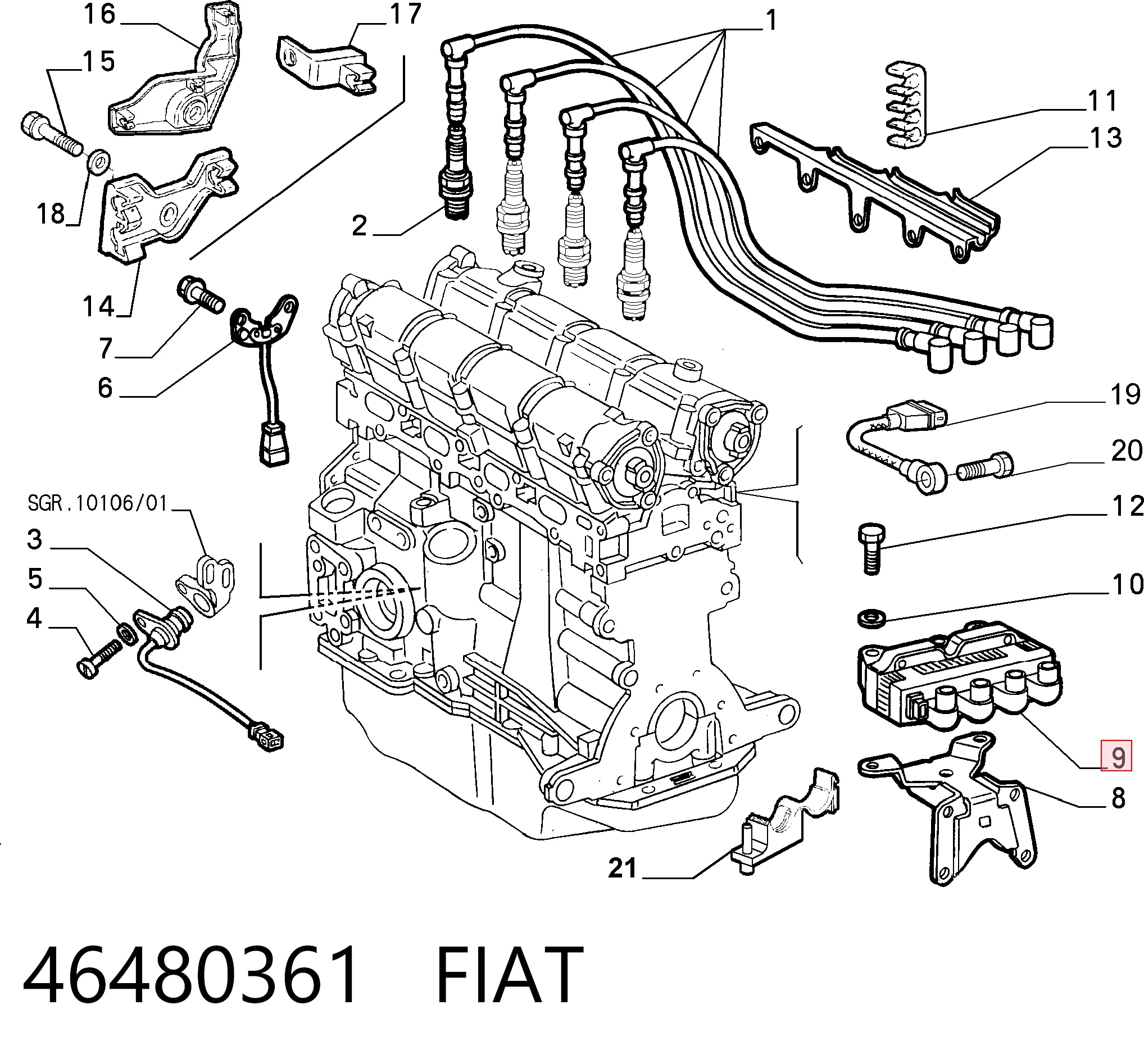 46480361 Fiat/Alfa/Lancia