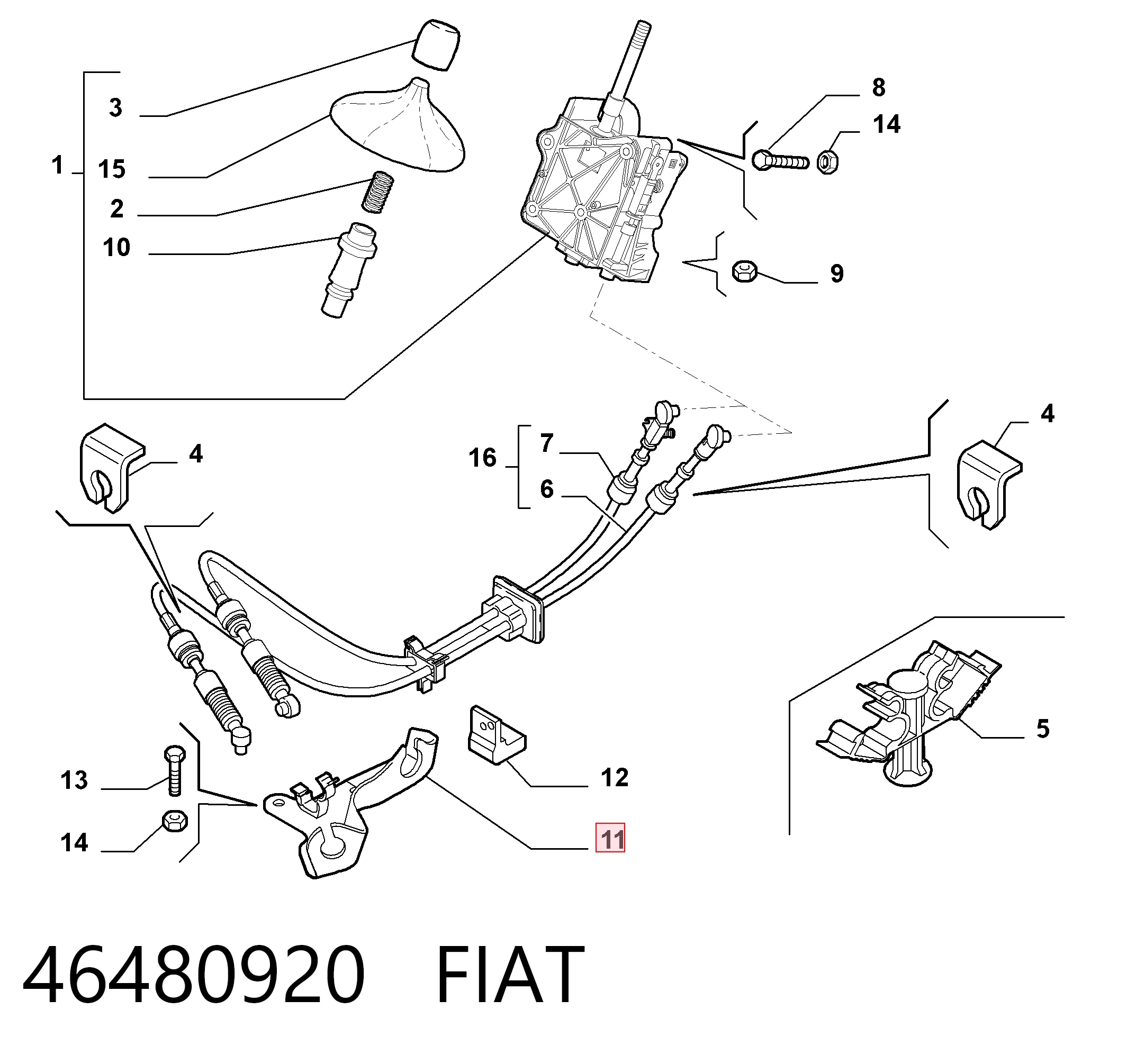 46480920 Fiat/Alfa/Lancia