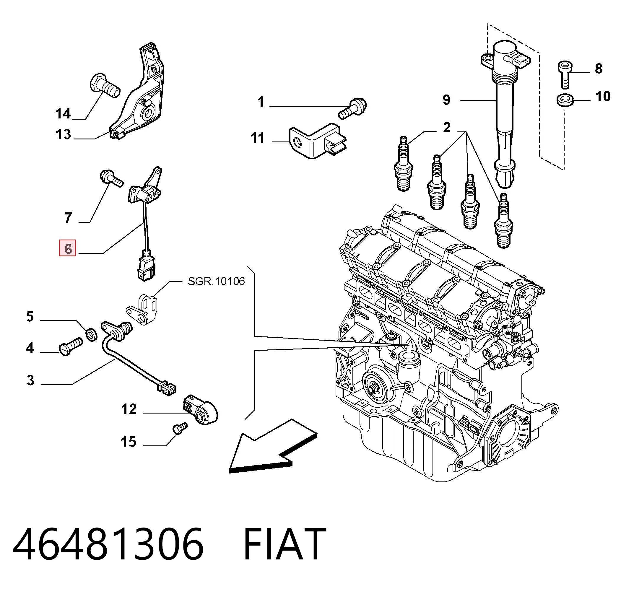 46481306 Fiat/Alfa/Lancia