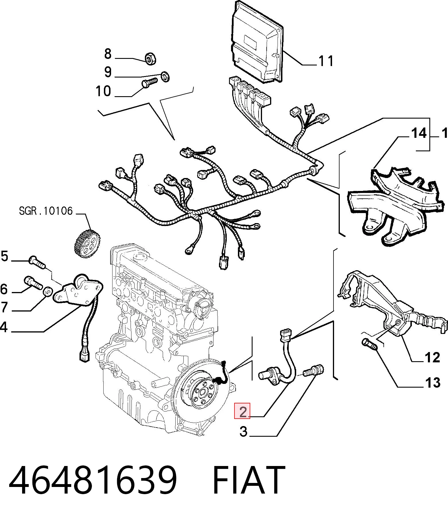 46481639 Fiat/Alfa/Lancia