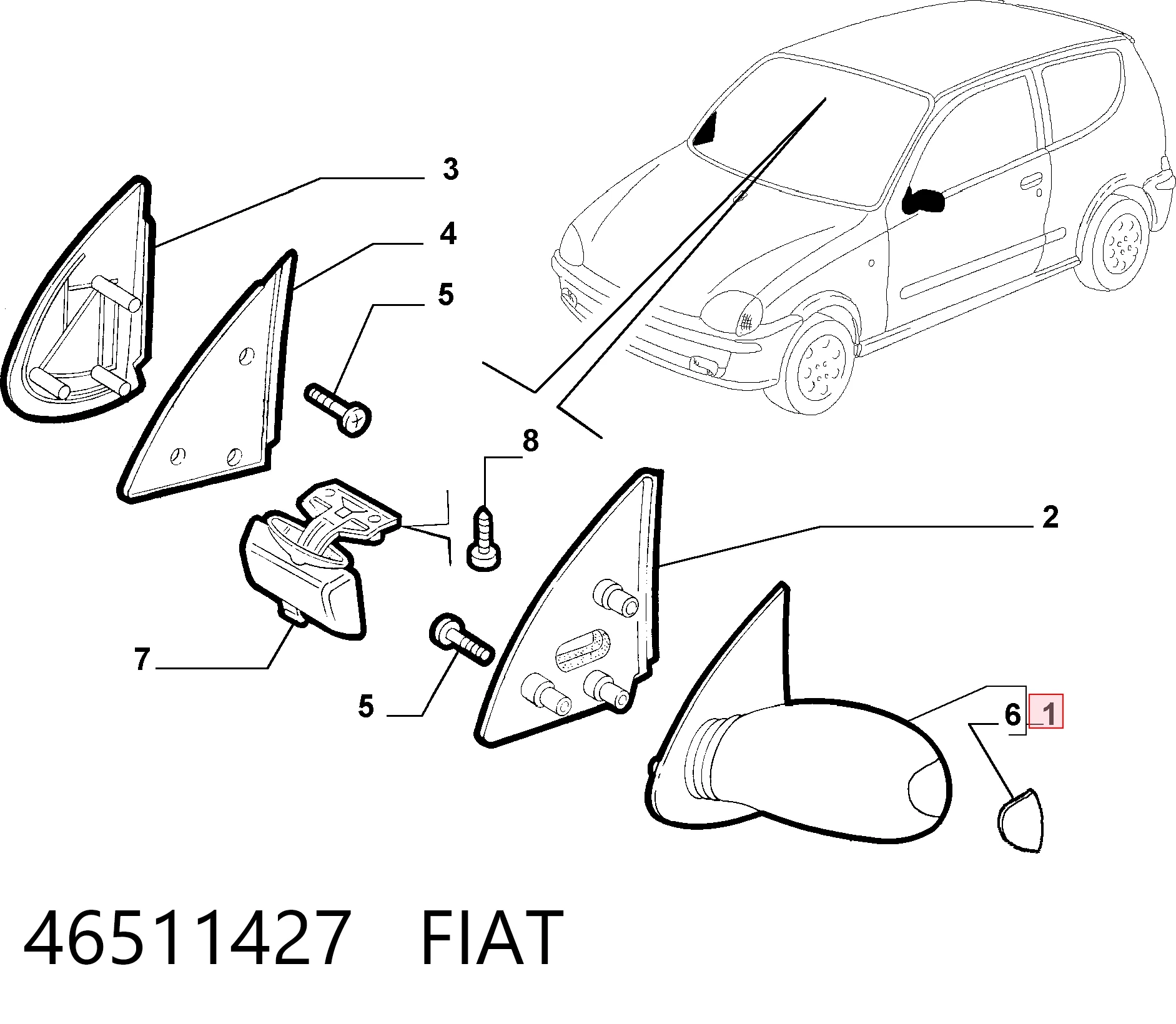 46511427 Fiat/Alfa/Lancia