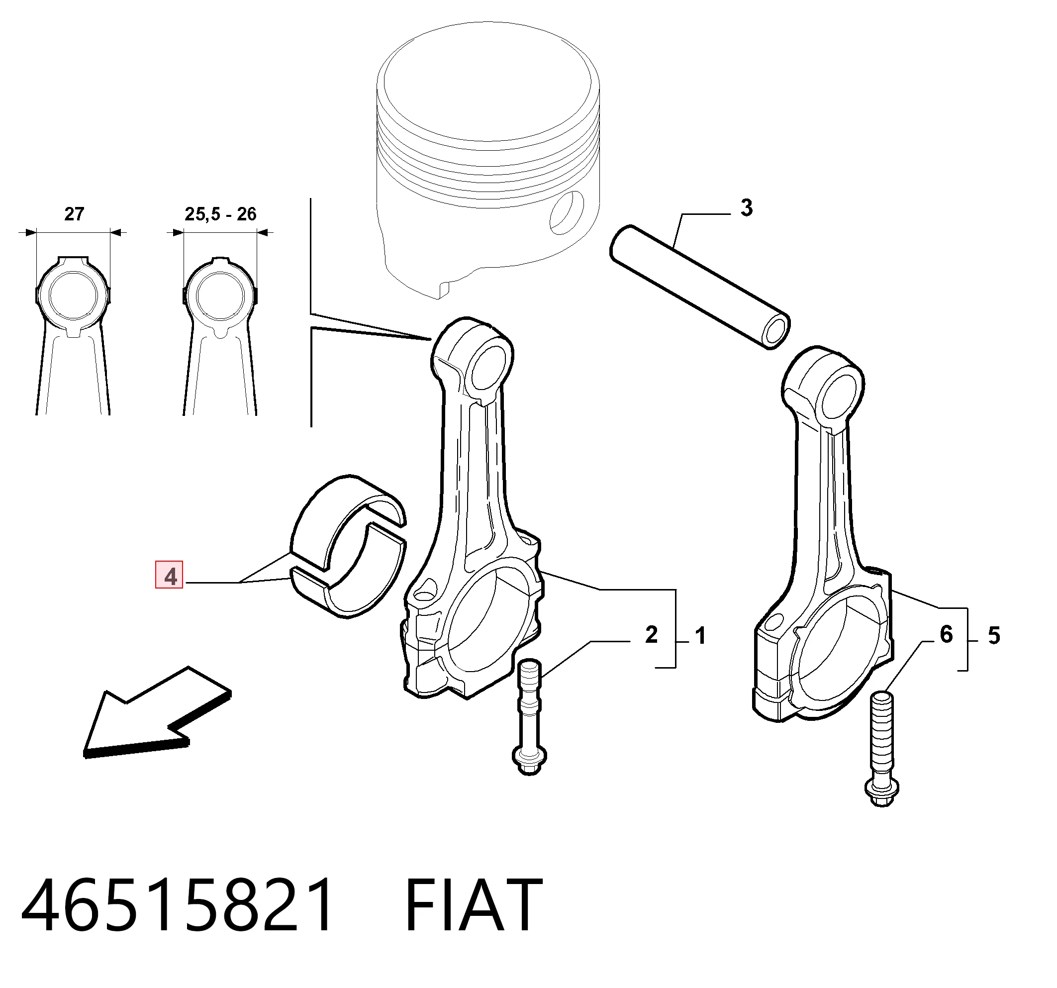 46515821 Fiat/Alfa/Lancia