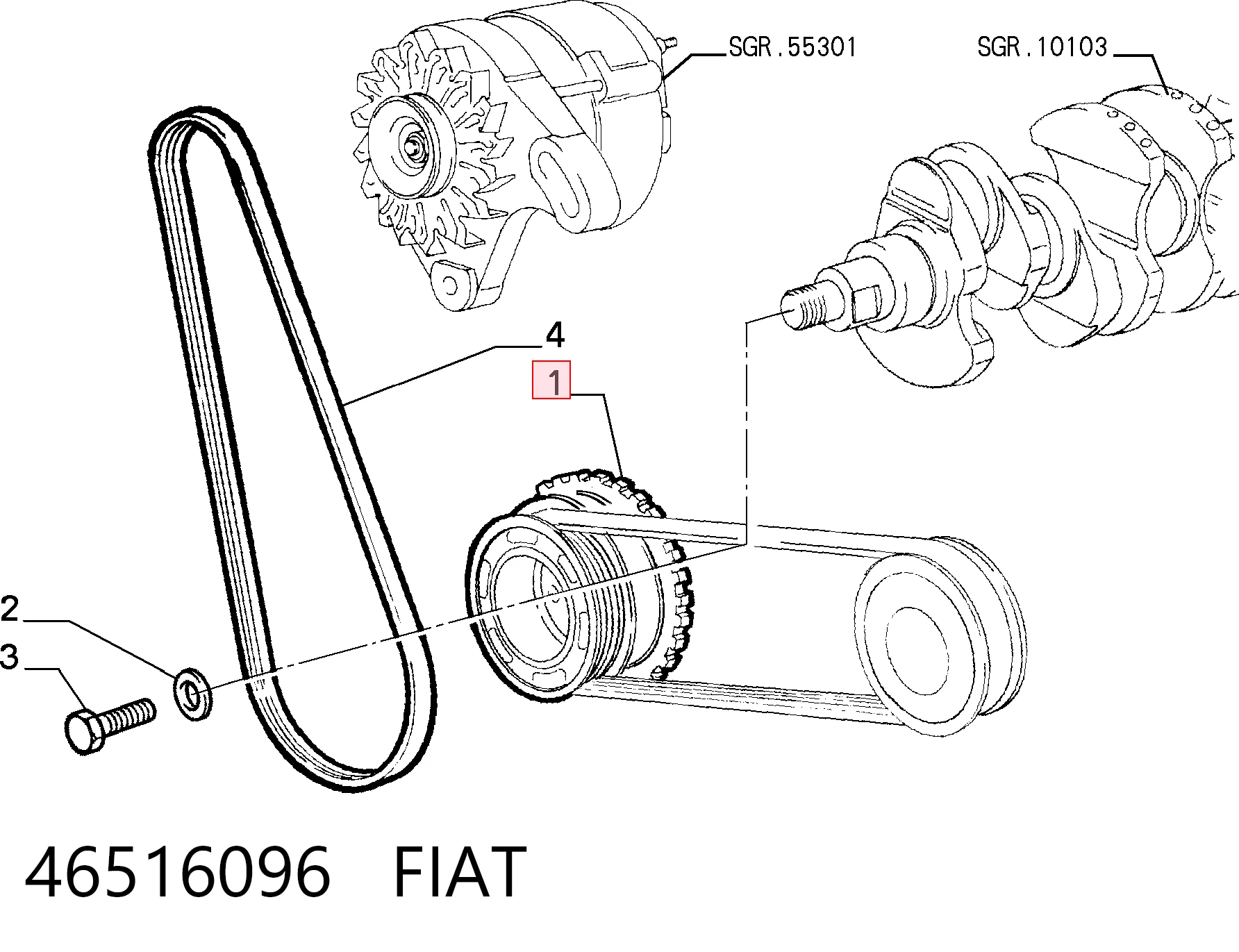 46516096 Fiat/Alfa/Lancia