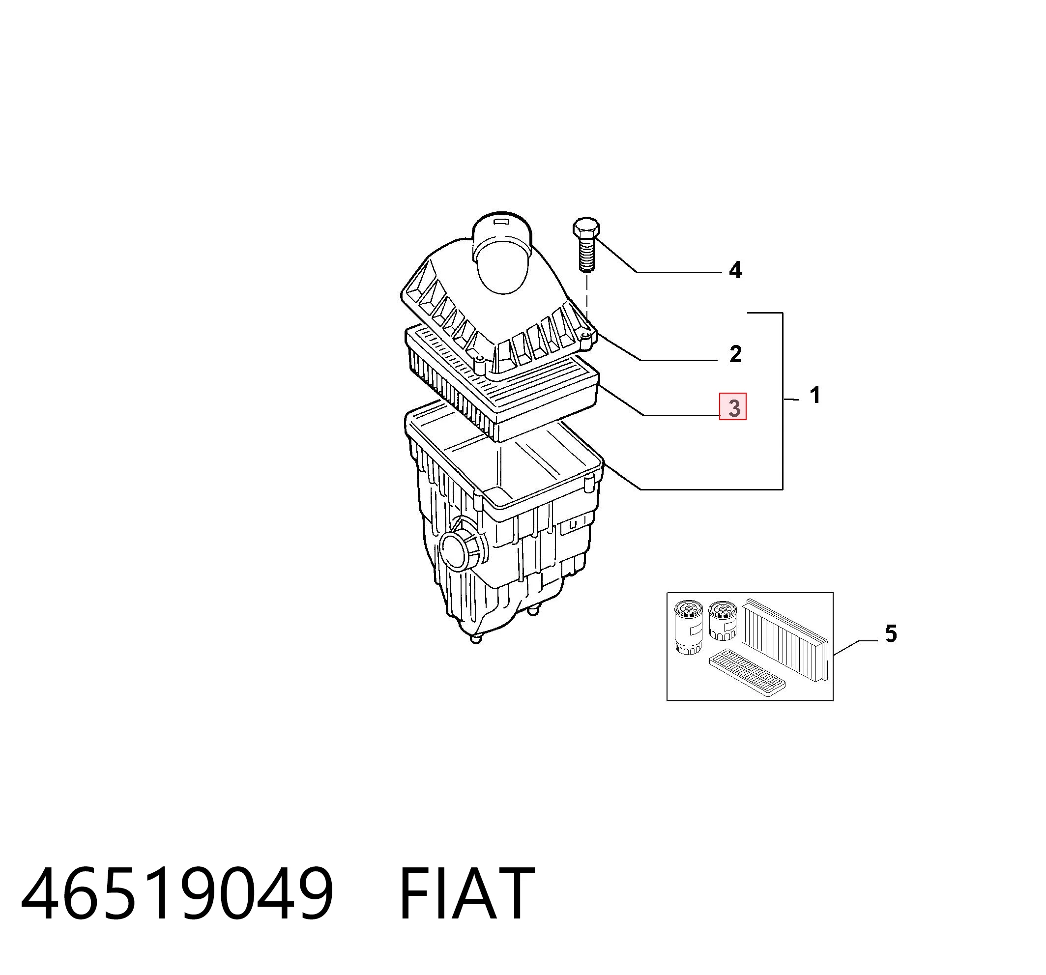 46519049 Fiat/Alfa/Lancia