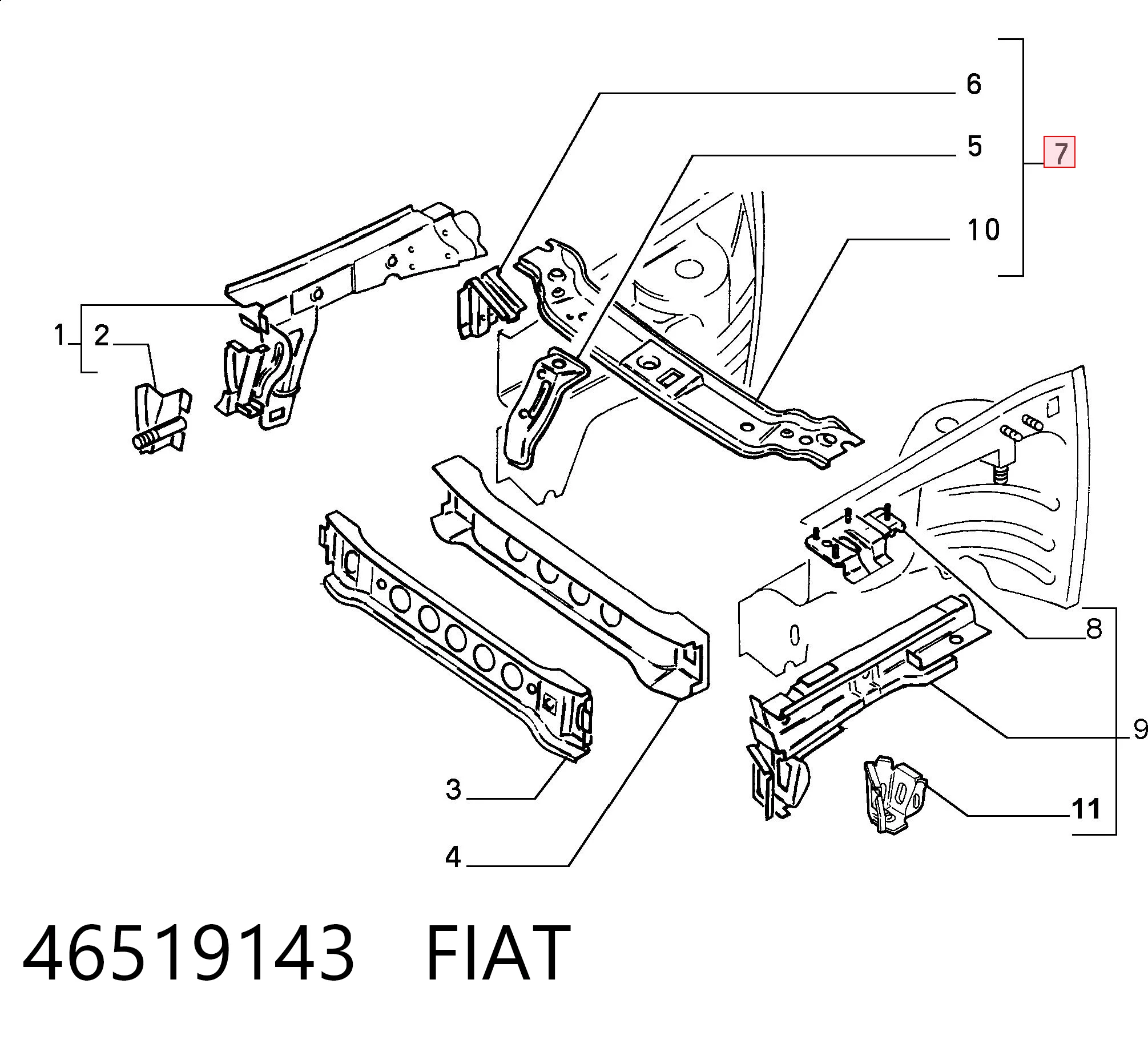 46519143 Fiat/Alfa/Lancia