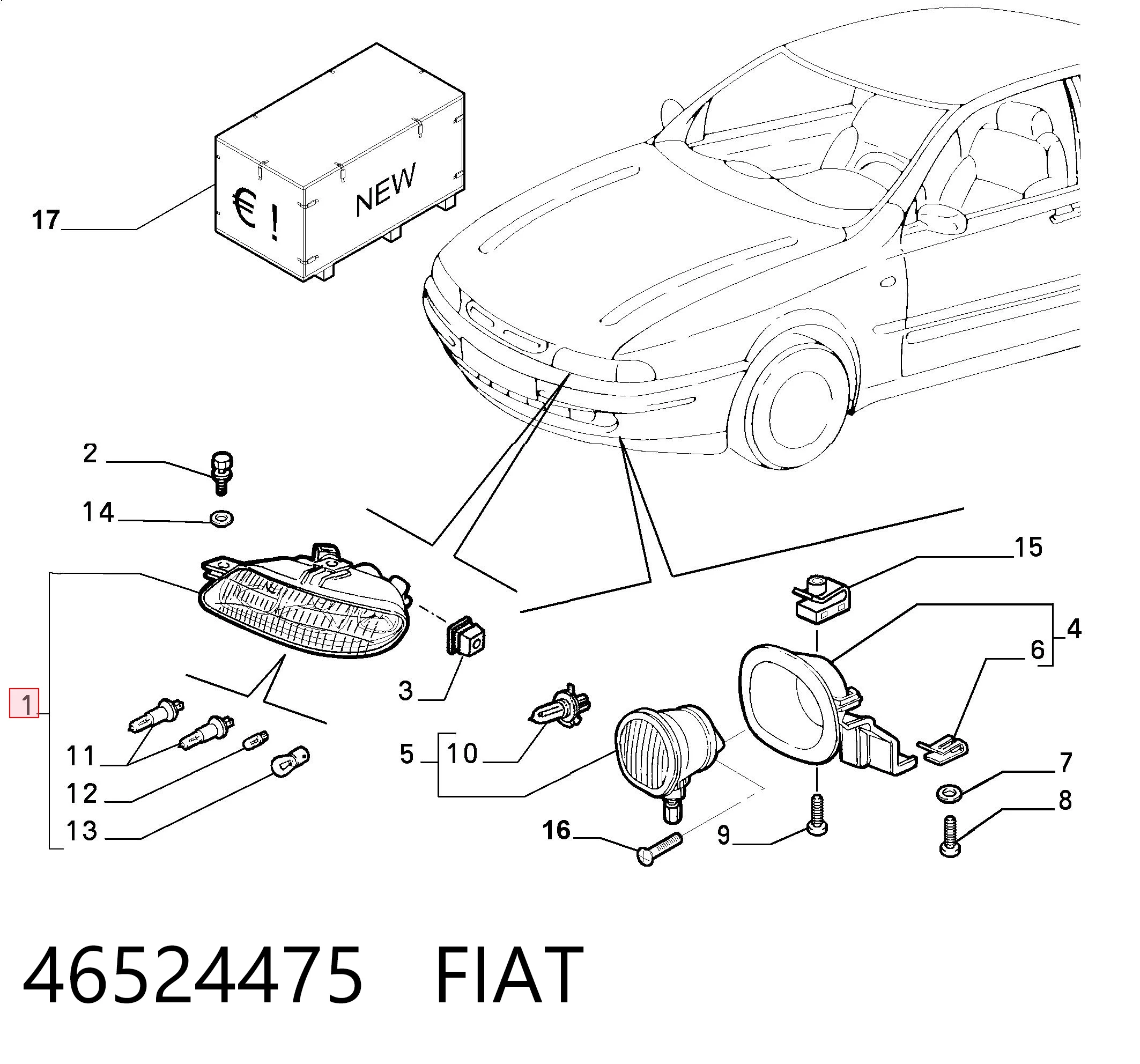 46524475 Fiat/Alfa/Lancia