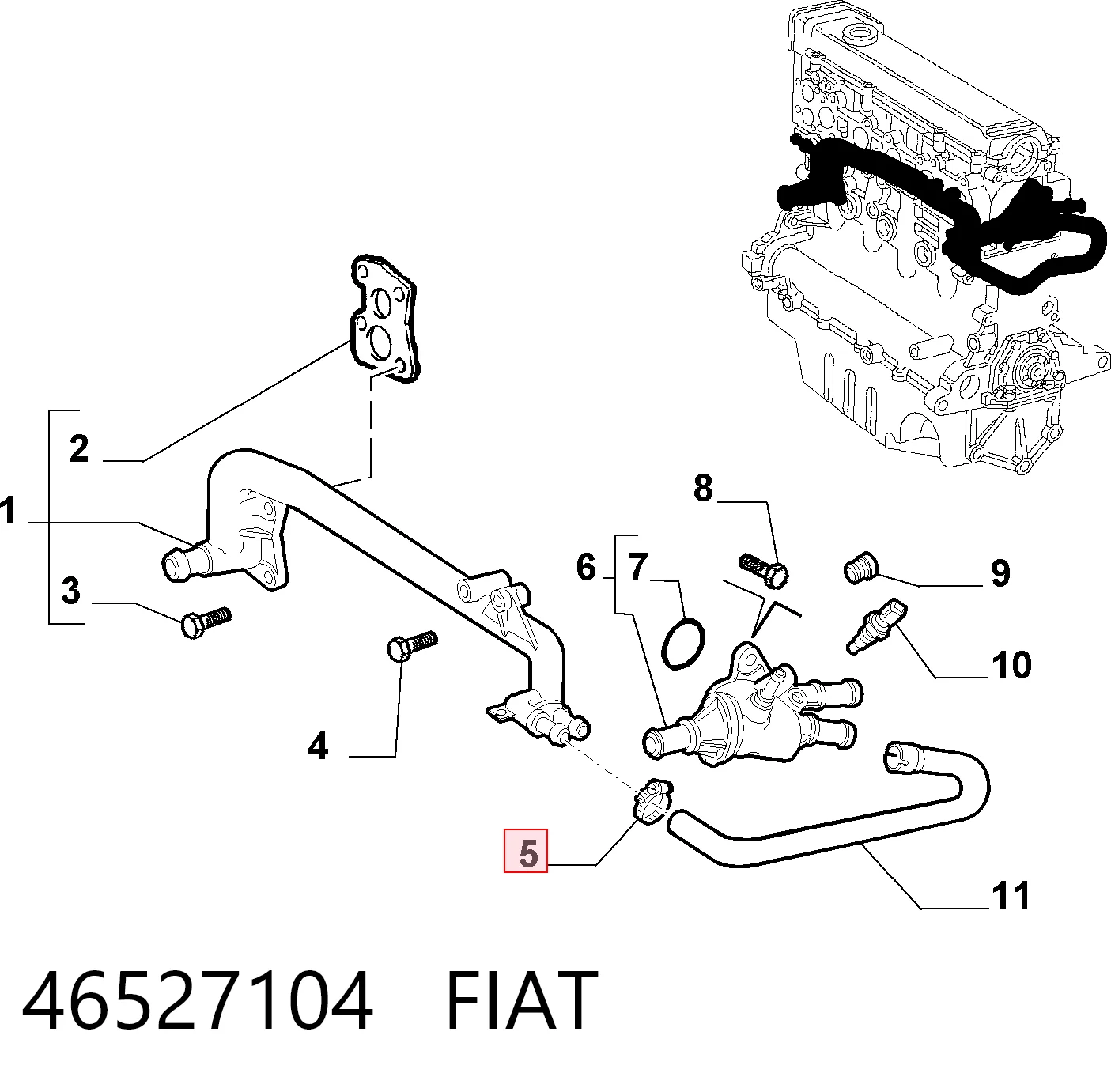 46527104 Fiat/Alfa/Lancia