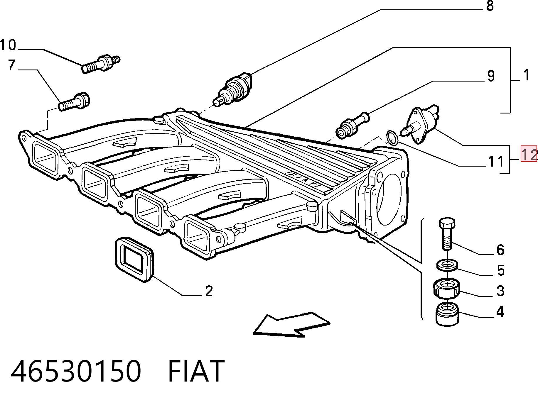 Regulador de ralentí Fiat Tempra  (1990-1996)