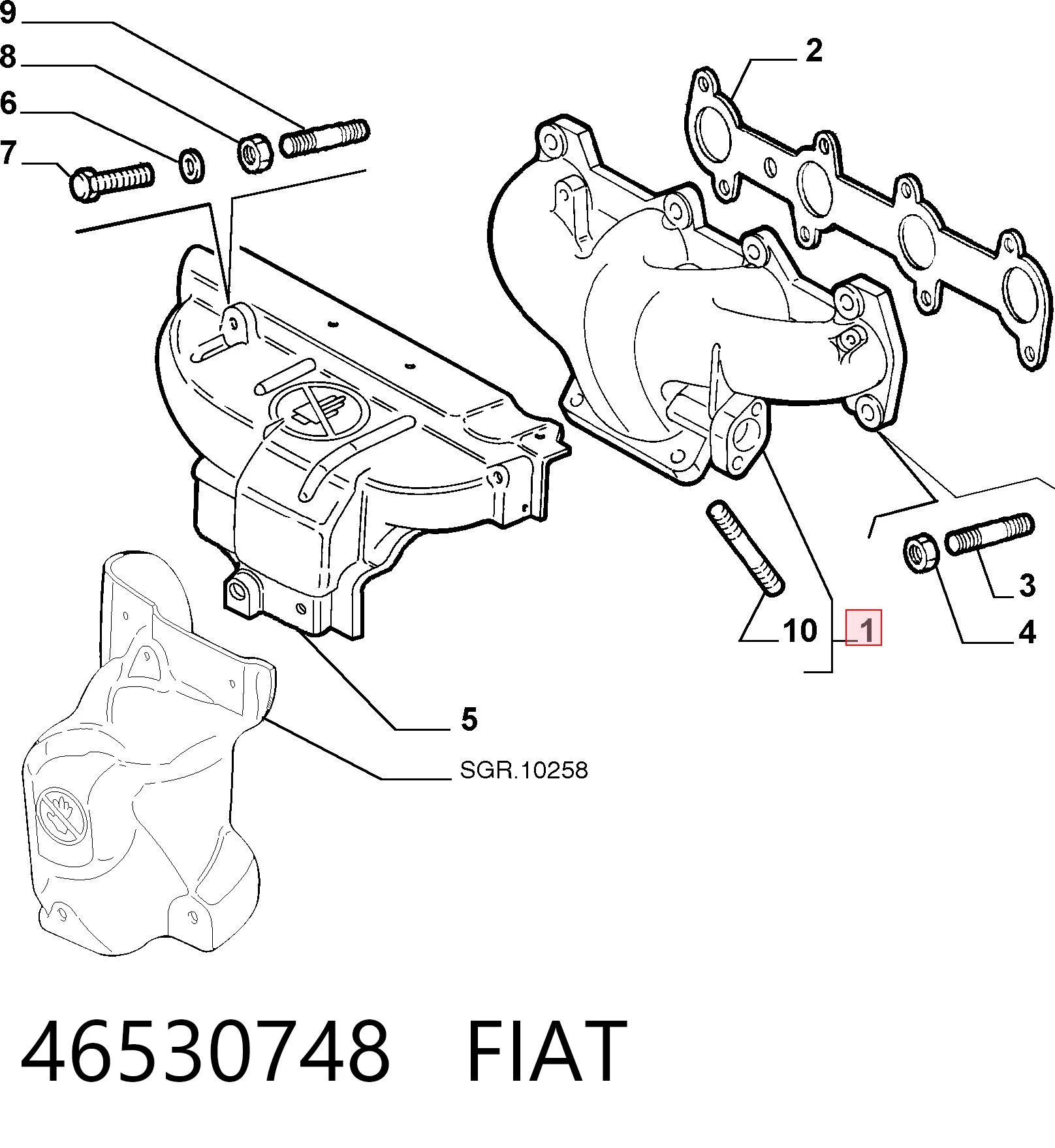 Comprar Colector de escape Alfa Romeo 147  937 a bajo precio