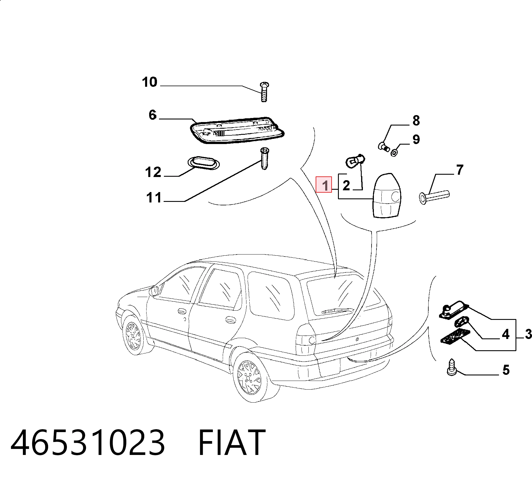 46531023 Fiat/Alfa/Lancia