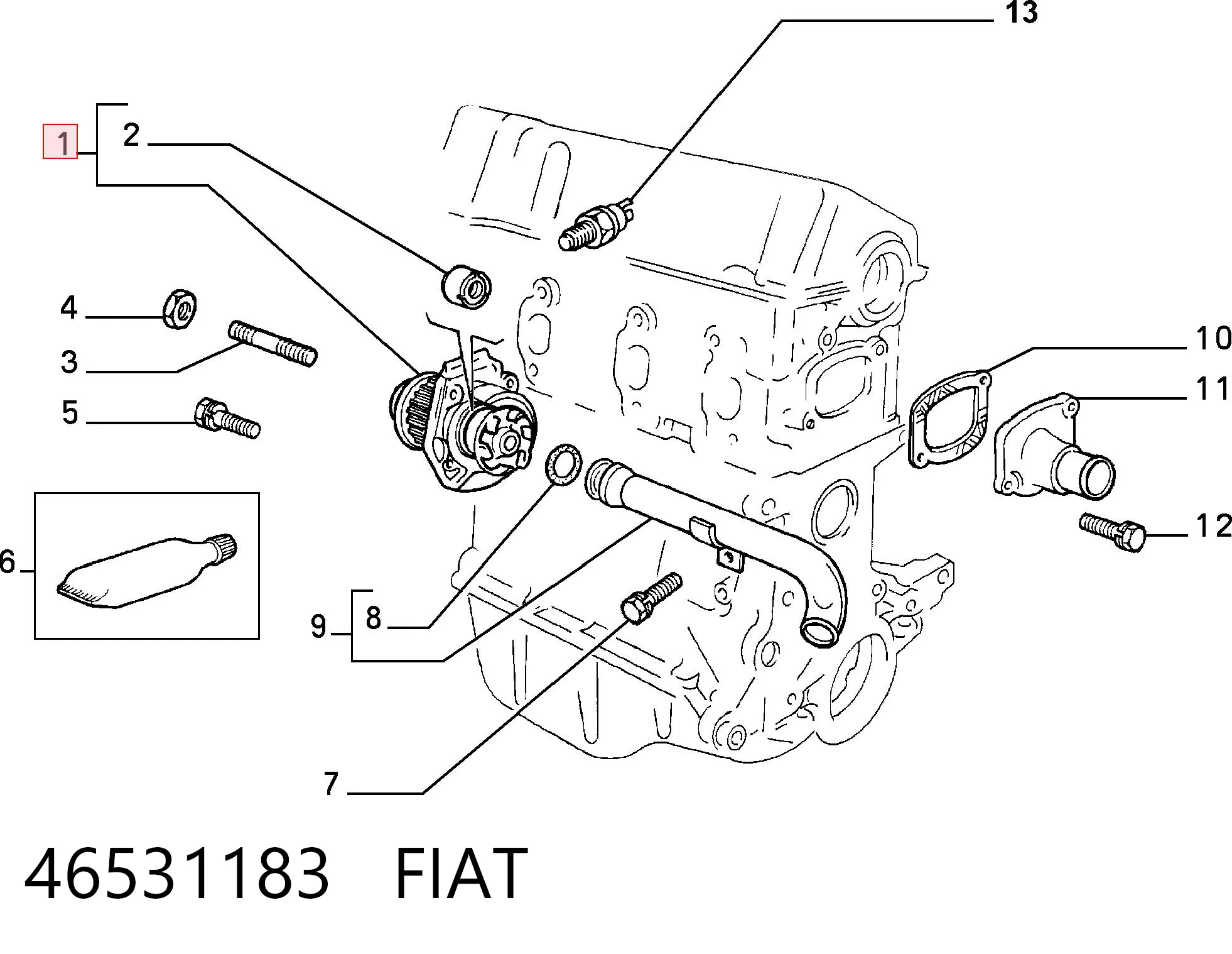 46531183 Fiat/Alfa/Lancia