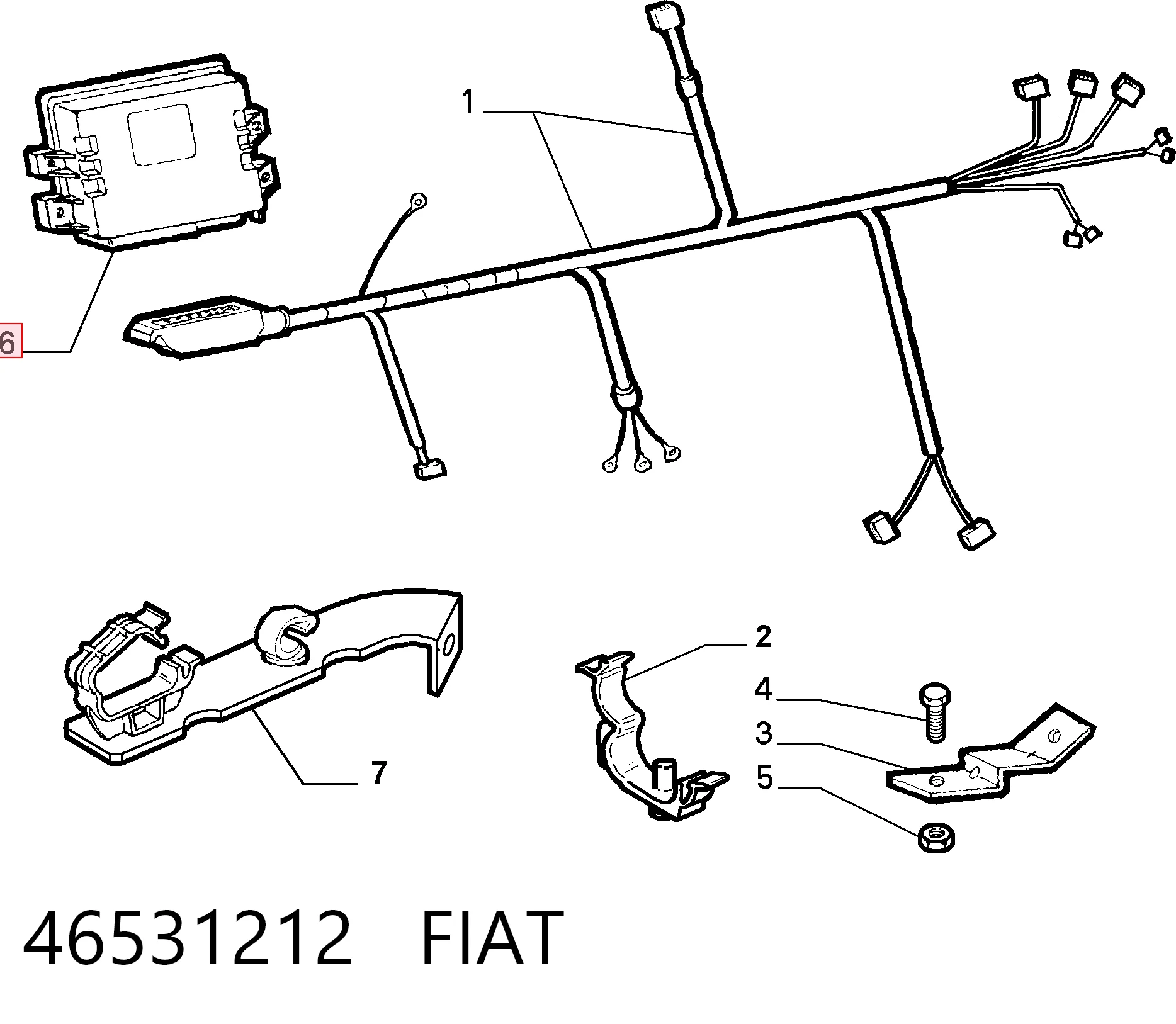 Unidad de control del motor  Fiat Punto I hatchback (176) (1993 - 1999) precio, desde 53,72 EUR