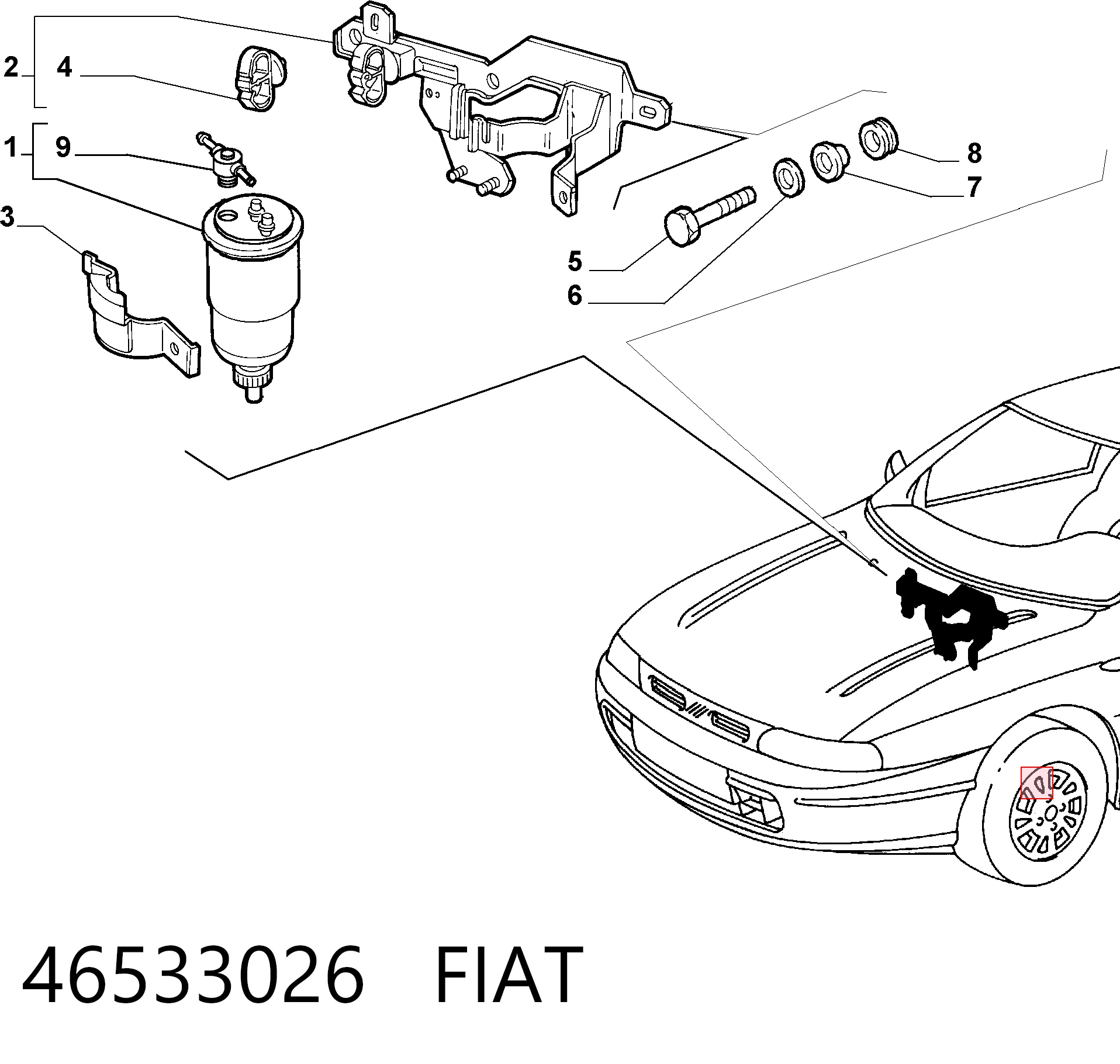 46533026 Fiat/Alfa/Lancia