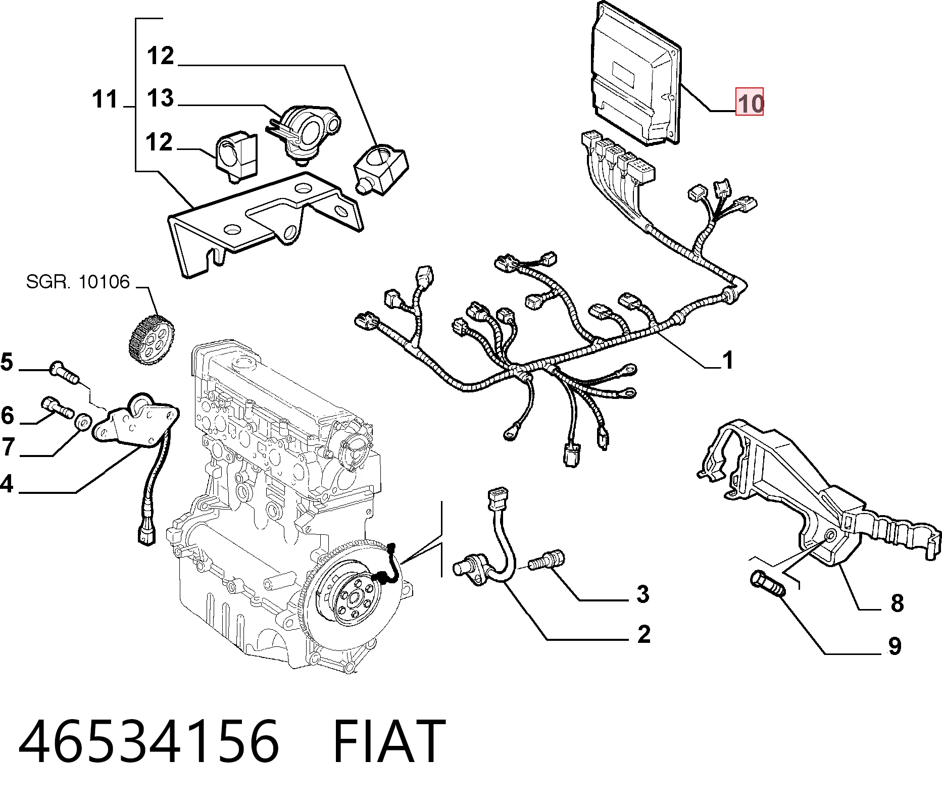 46534156 Fiat/Alfa/Lancia