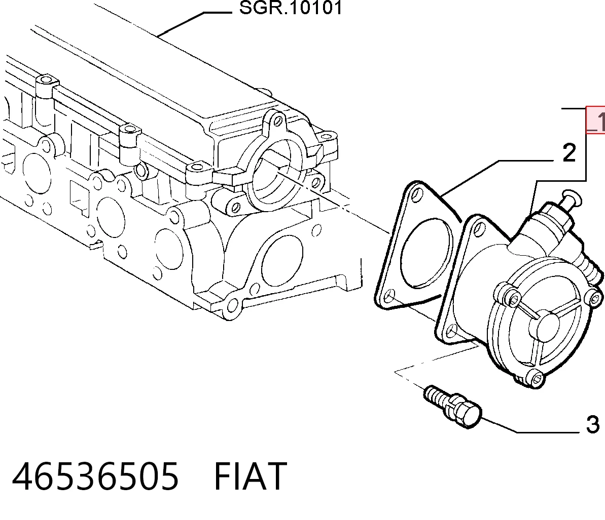 Depresor de freno  para Fiat Bravo  (182)