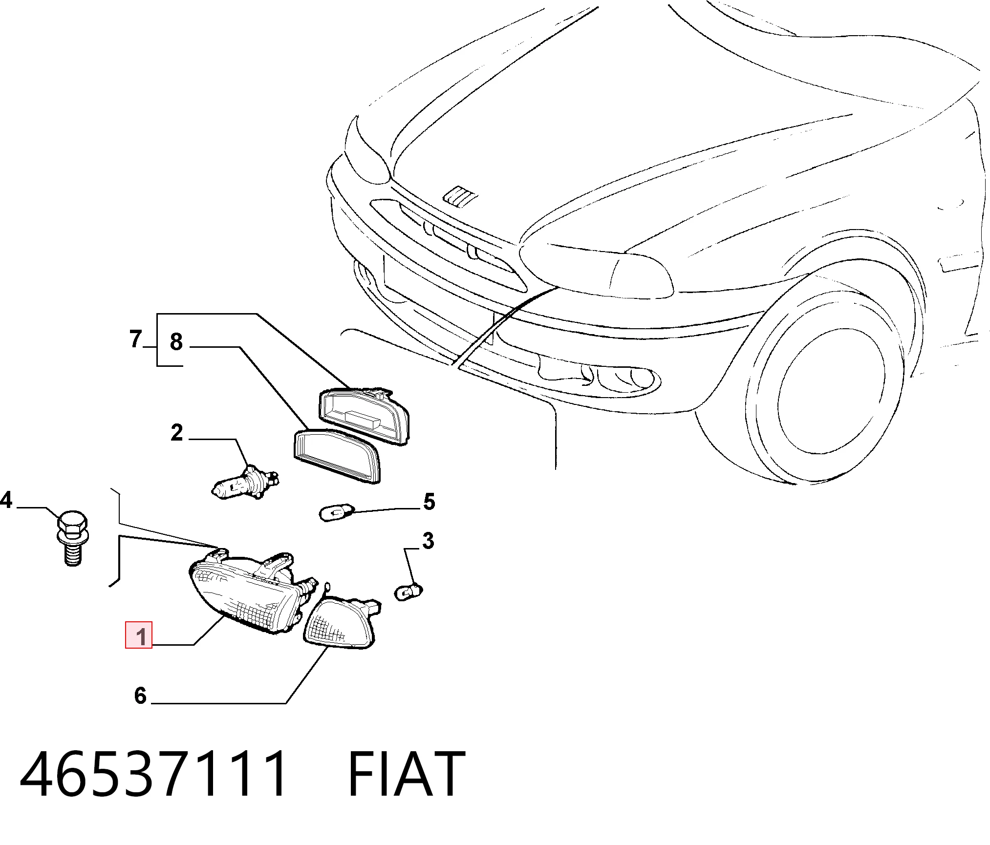 Comprar Faro derecho Fiat Palio  178BX