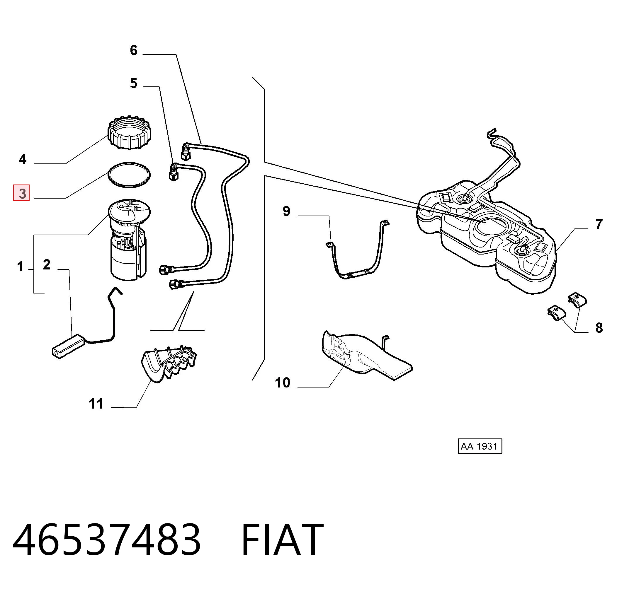 46537483 Fiat/Alfa/Lancia