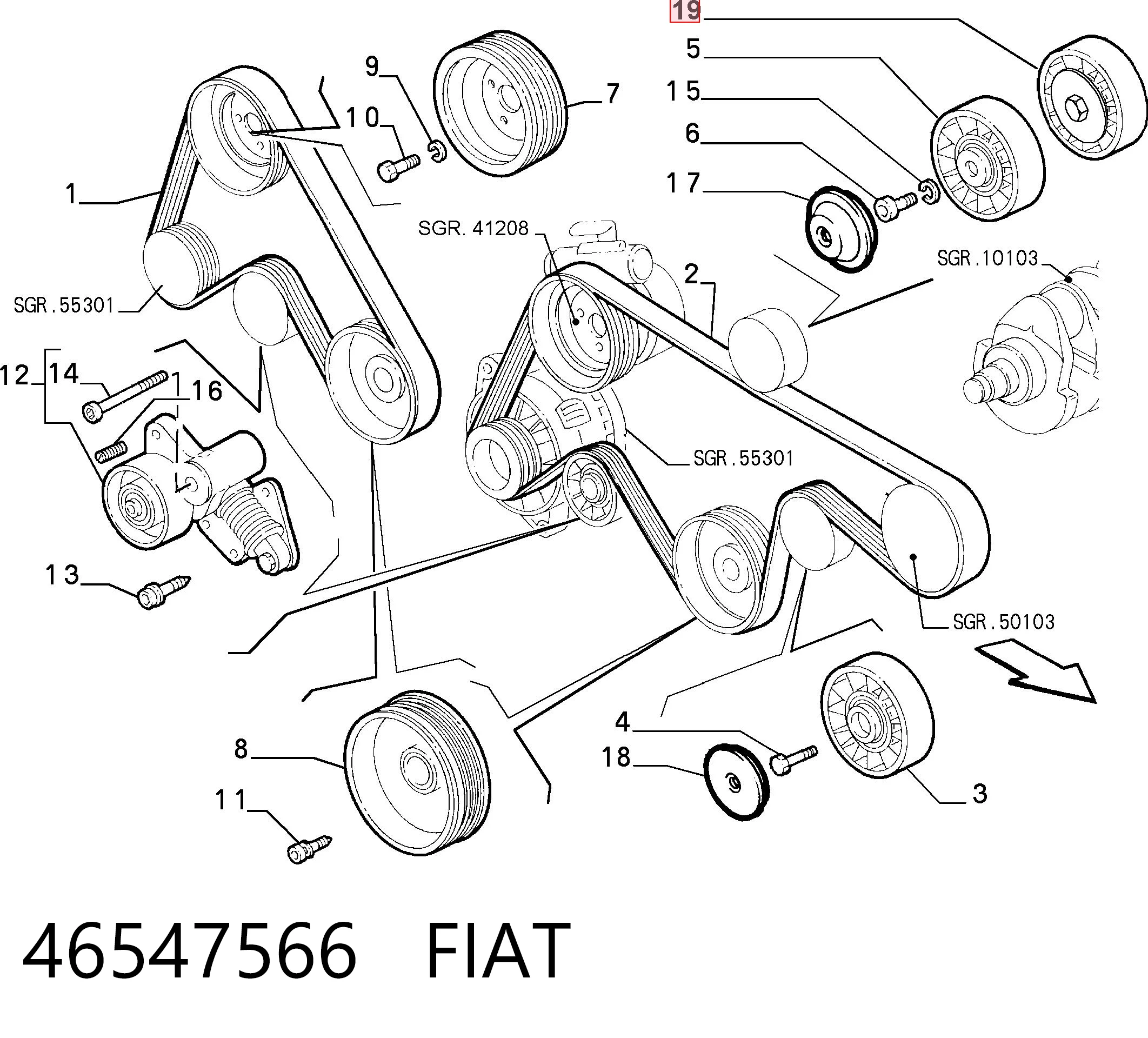46547566 Fiat/Alfa/Lancia