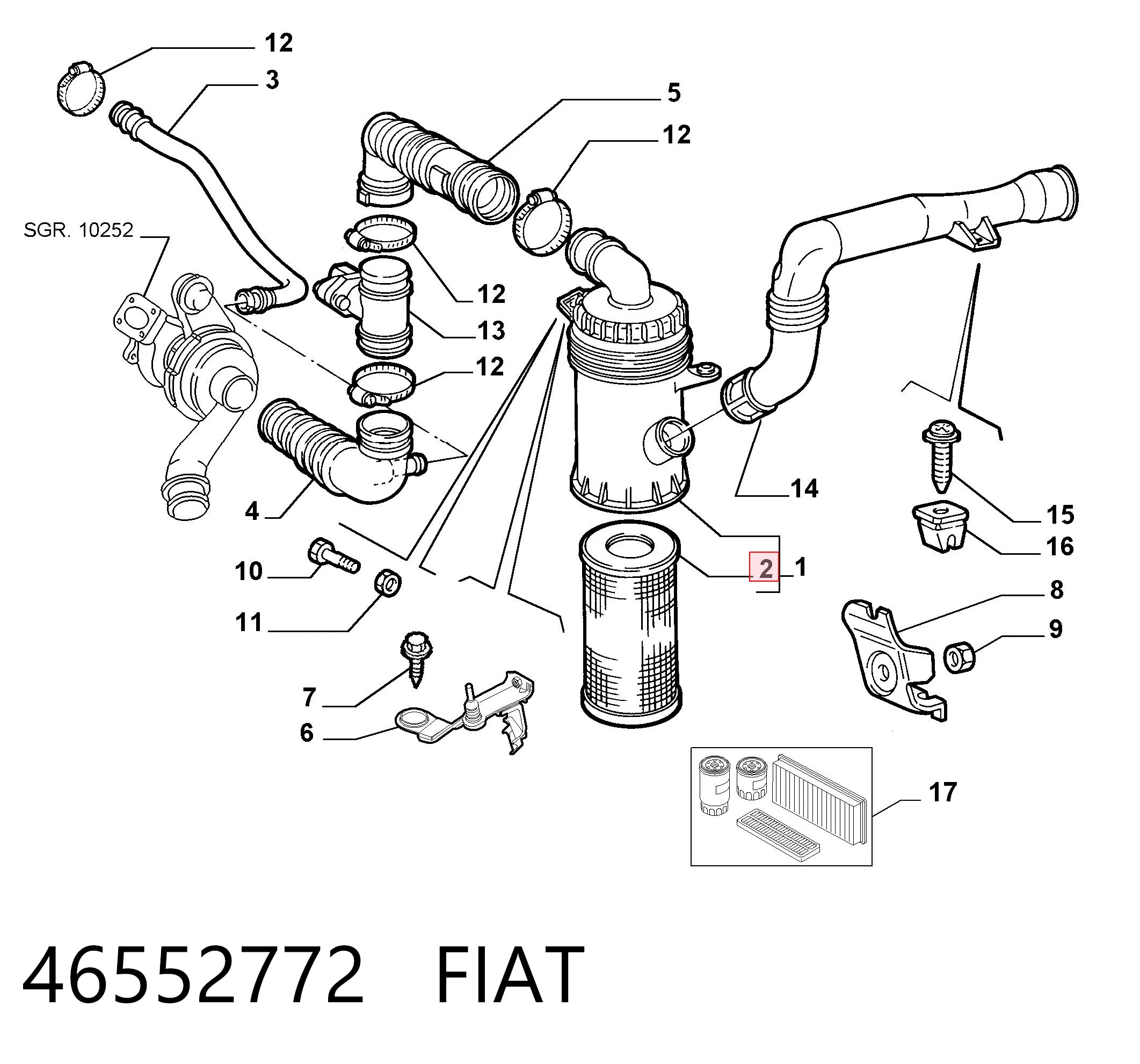 46552772 Fiat/Alfa/Lancia