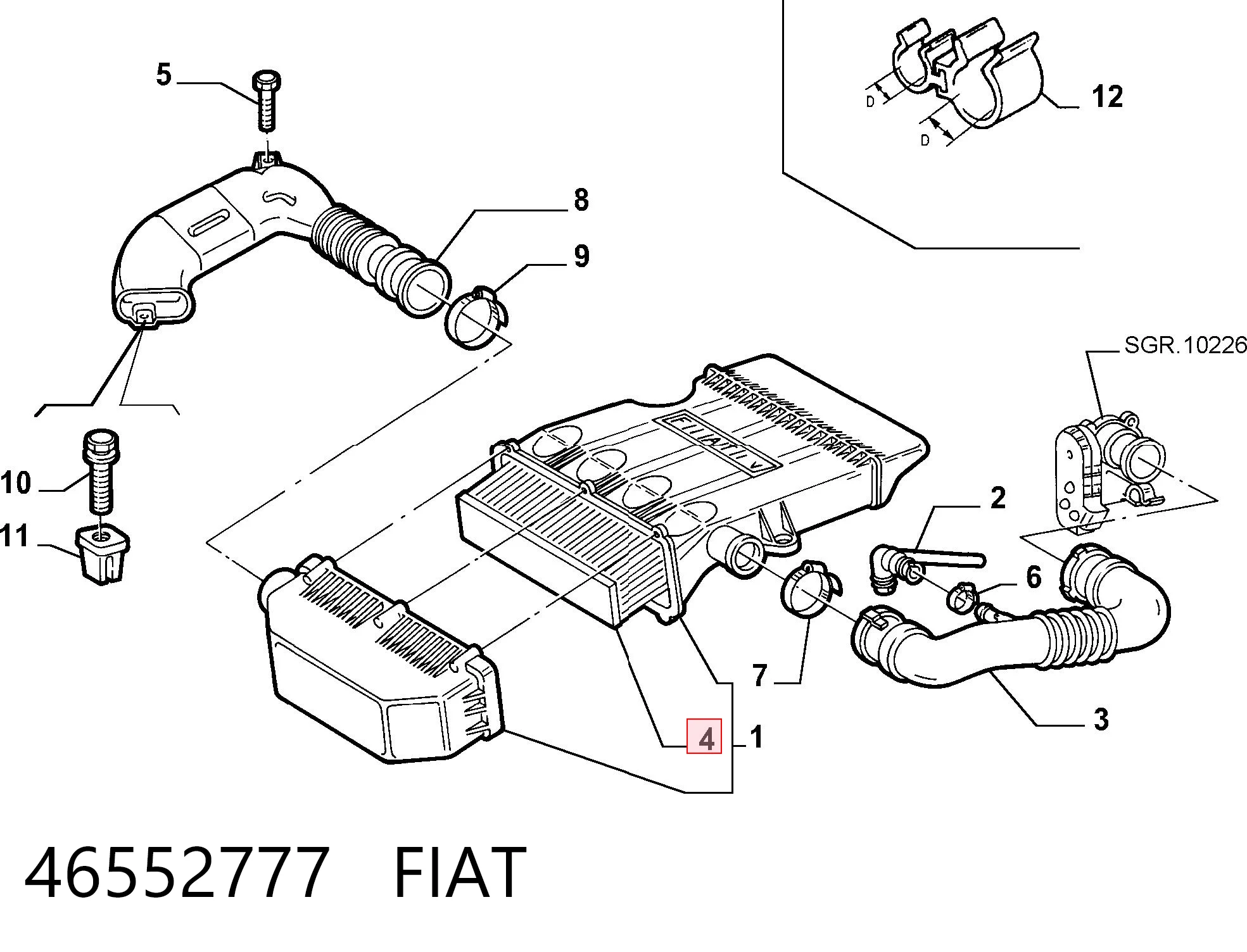 46552777 Fiat/Alfa/Lancia
