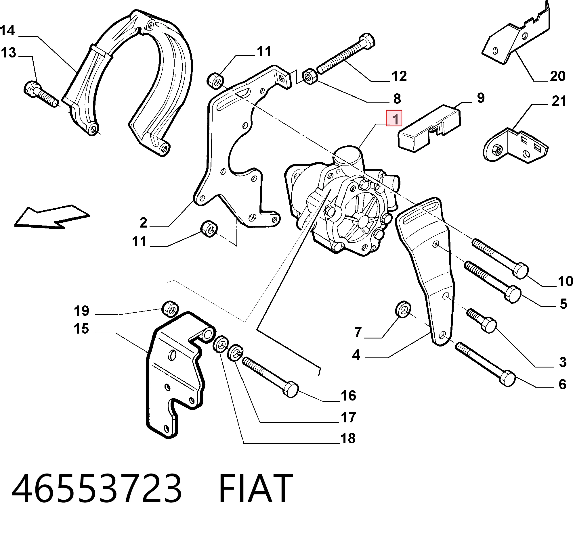 Bomba de dirección asistida  Fiat Fiorino  desde 47,92 €