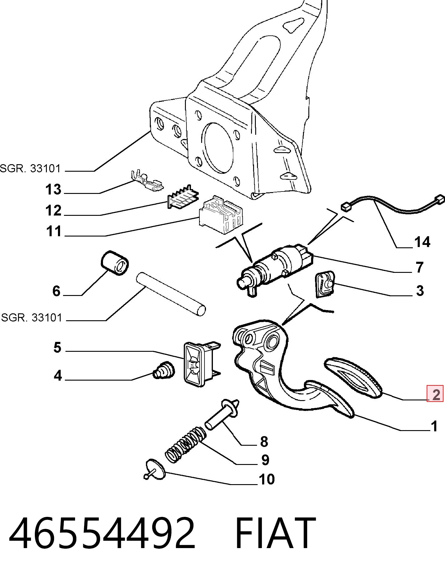 46554492 Fiat/Alfa/Lancia