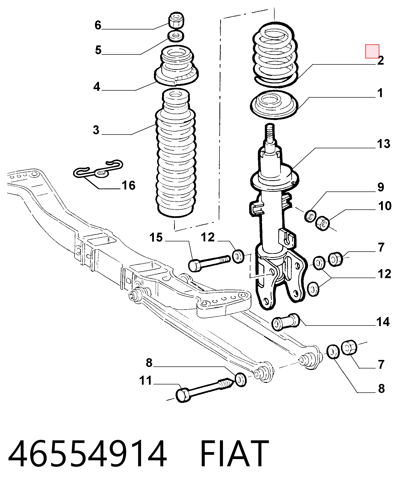 Comprar Muelle de eje trasero GT  937
