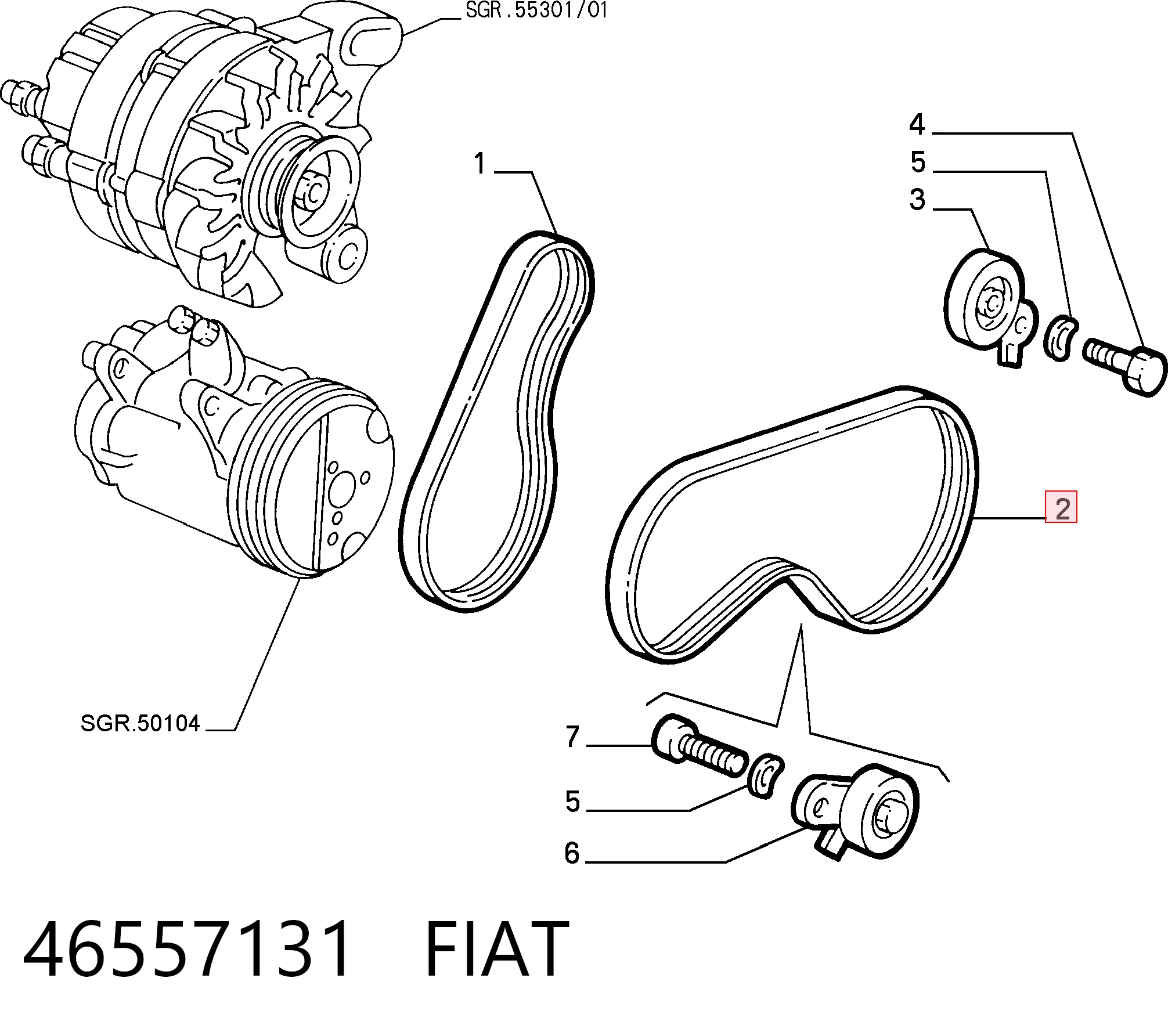 46557131 Fiat/Alfa/Lancia
