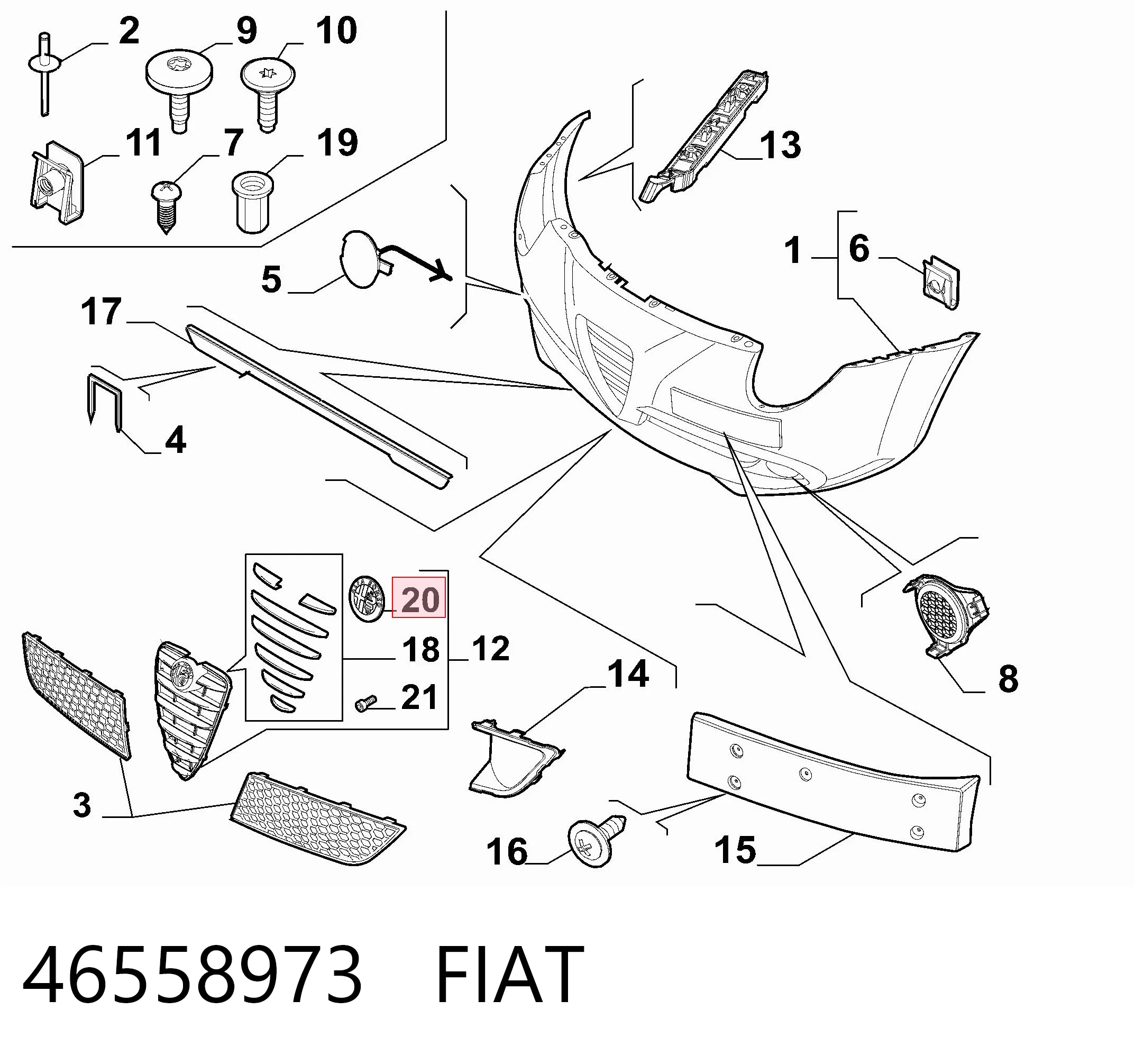 46558973 Fiat/Alfa/Lancia